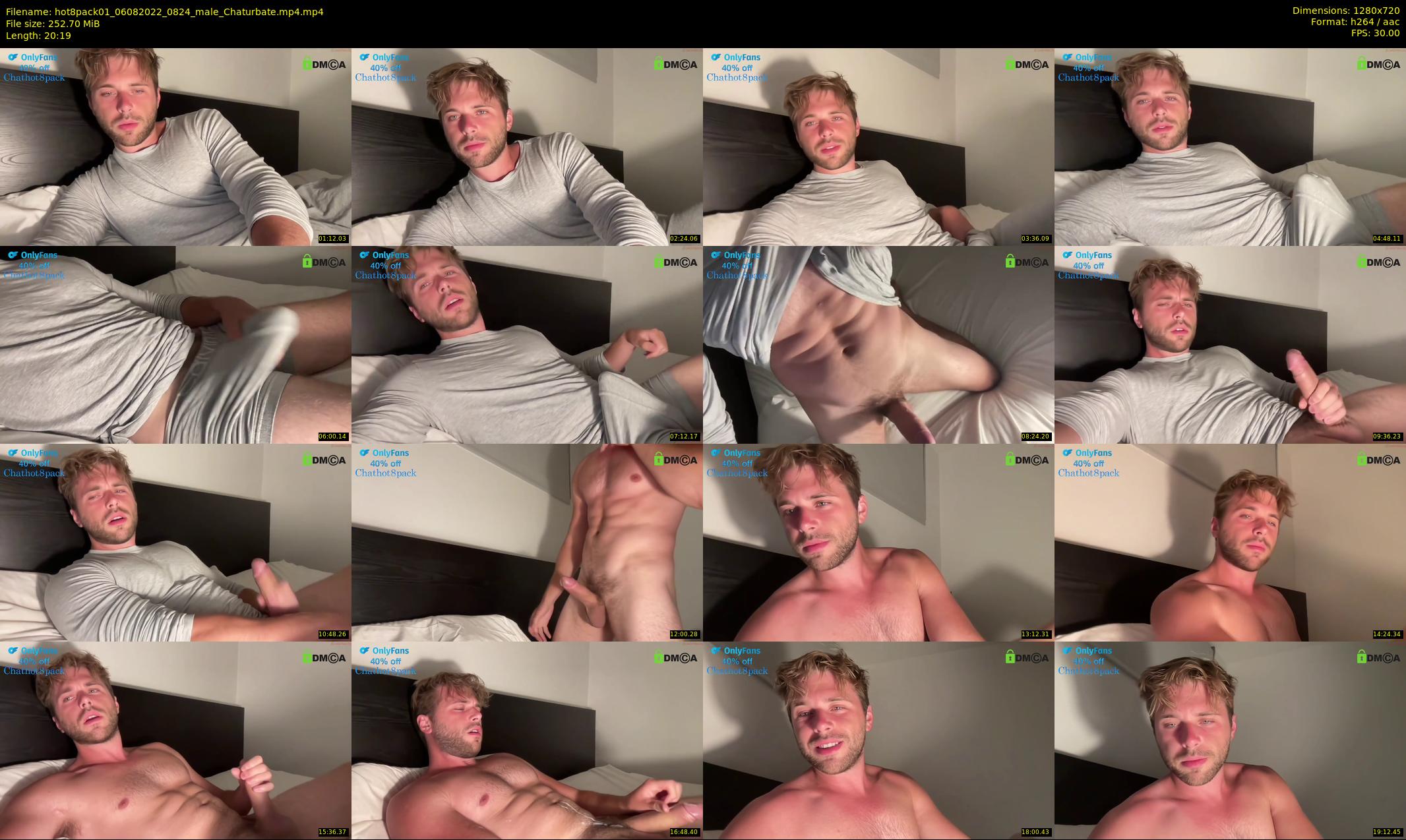 hot8pack01 — 21 minute Chaturbate male cam show recording, 720p, Aug 6, 2022
