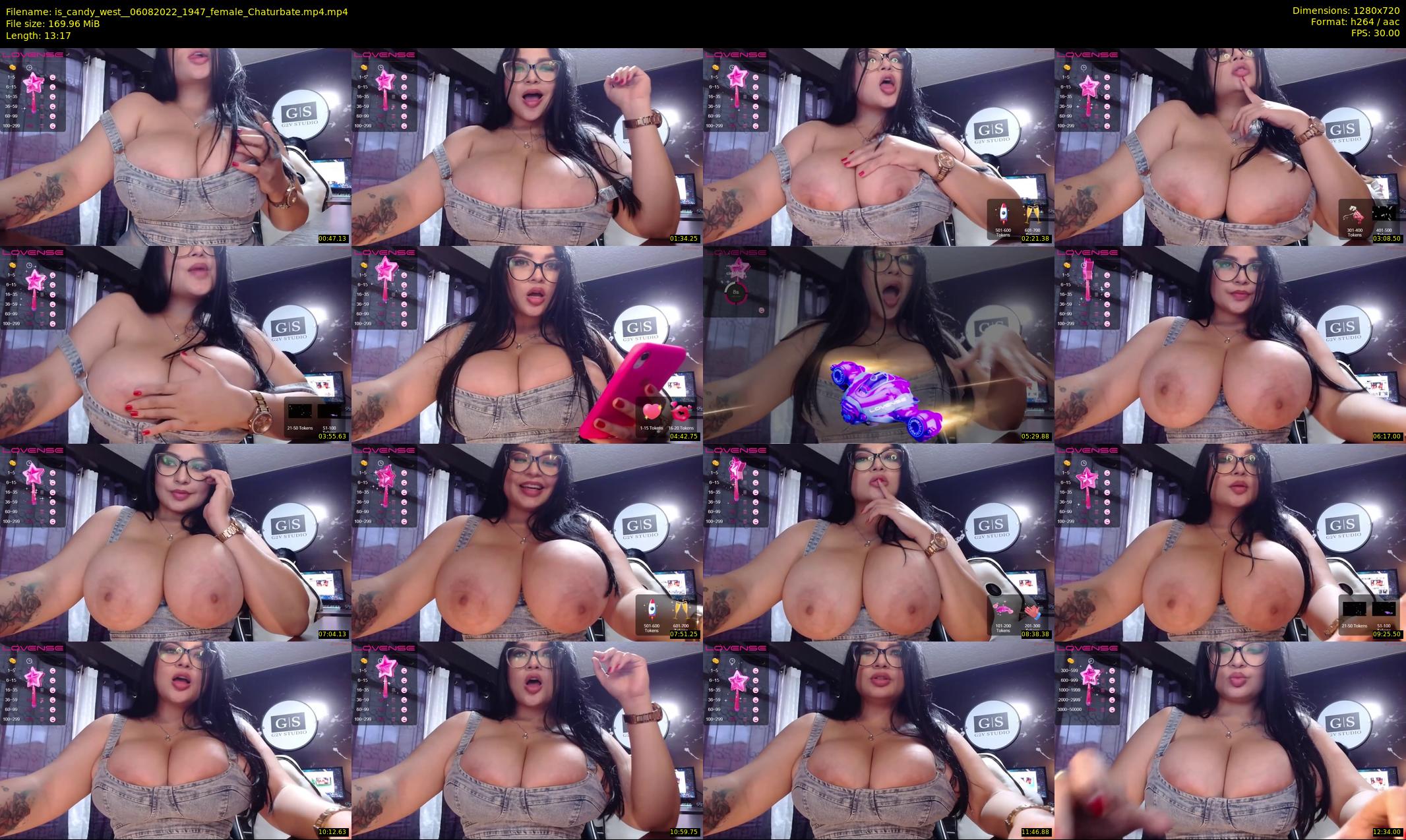 is_candy_west_ — 14 minute Chaturbate female cam show recording, 720p, Aug 6, 2022