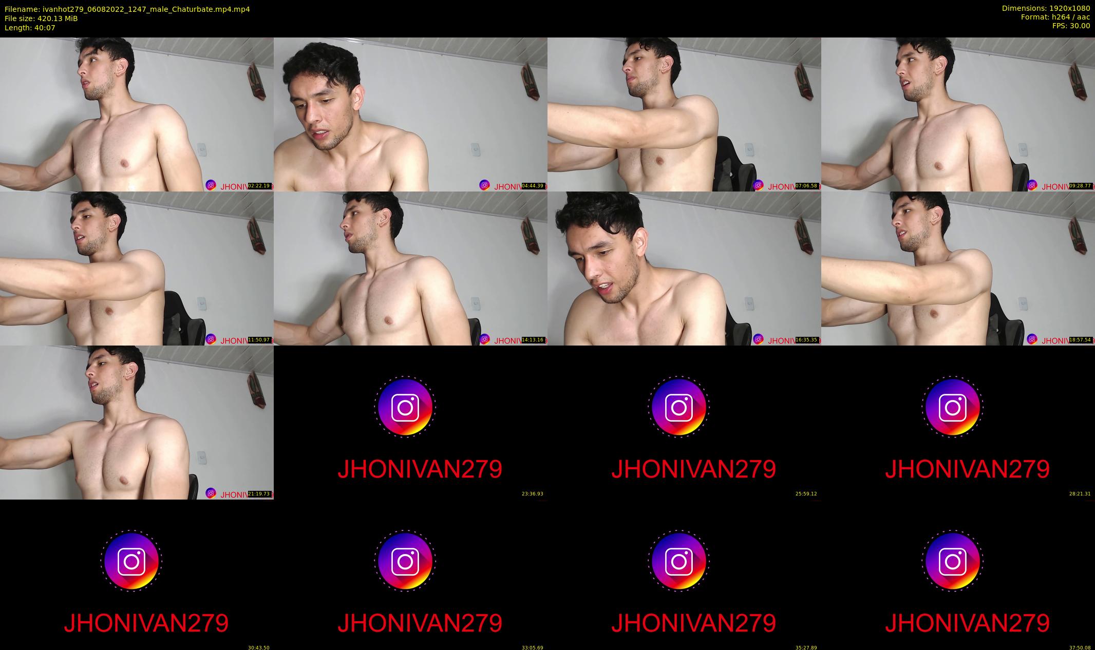 ivanhot279 — 41 minute Chaturbate male cam show recording, 1080p, Aug 6, 2022
