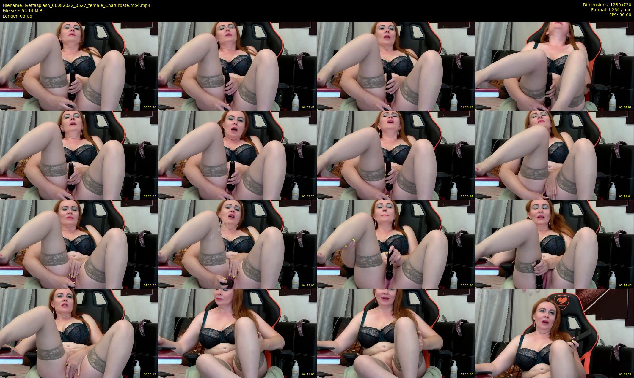 ivettasplash — 9 minute Chaturbate female cam show recording, 720p, Aug 6, 2022