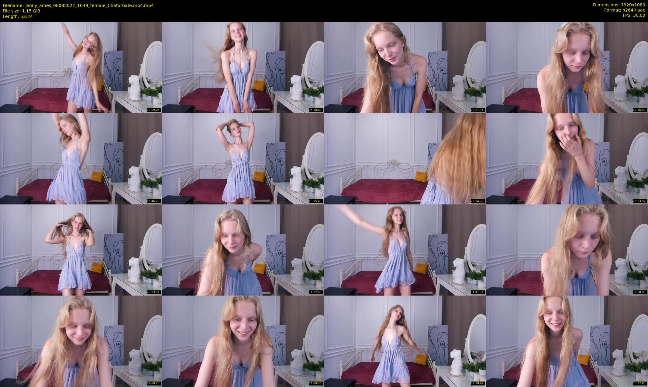 jenny_ames — 54 minute Chaturbate female cam show recording, 1080p, Aug 6, 2022