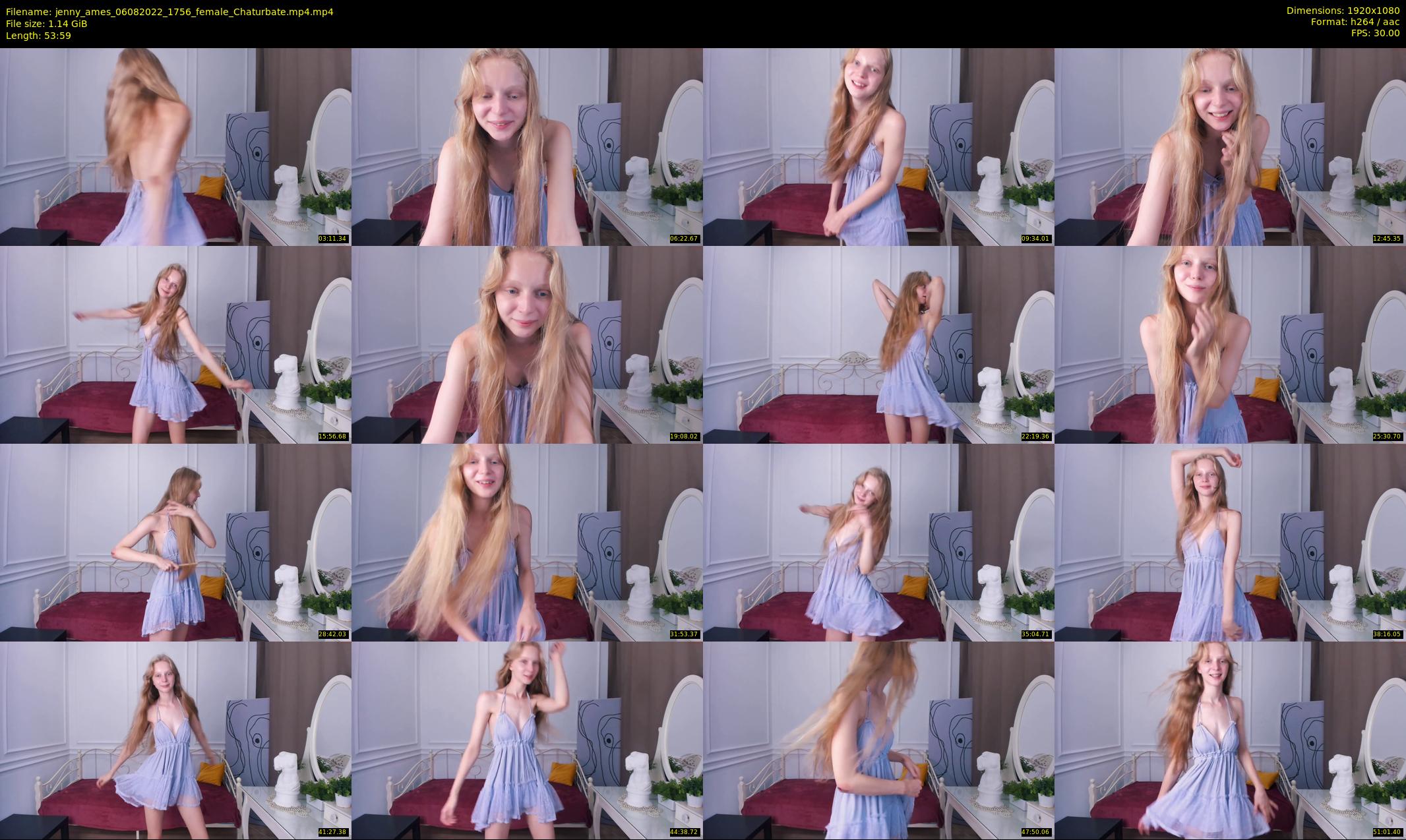 jenny_ames — 54 minute Chaturbate female cam show recording, 1080p, Aug 6, 2022