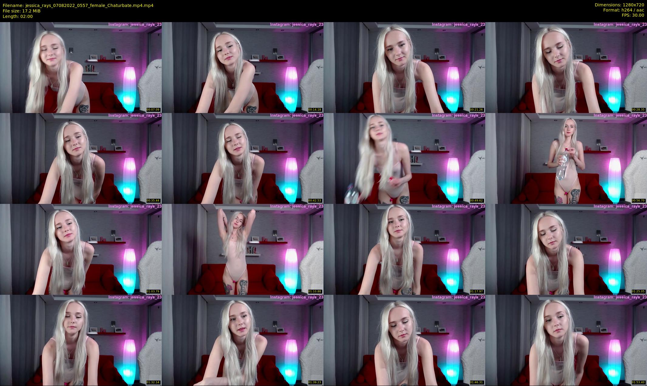 jessica_rays — 2 minute Chaturbate couple cam show recording, 720p, Aug 7, 2022