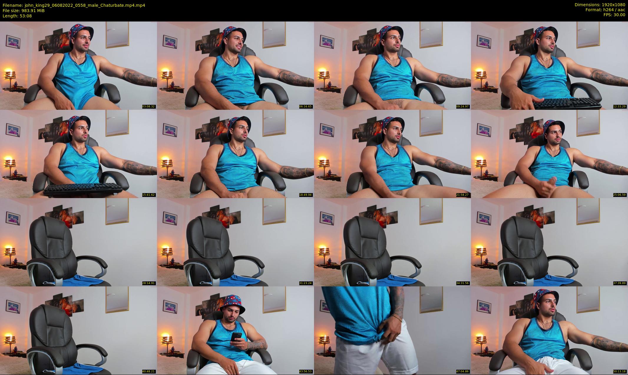 john_king29 — 54 minute Chaturbate male cam show recording, 1080p, Aug 6, 2022