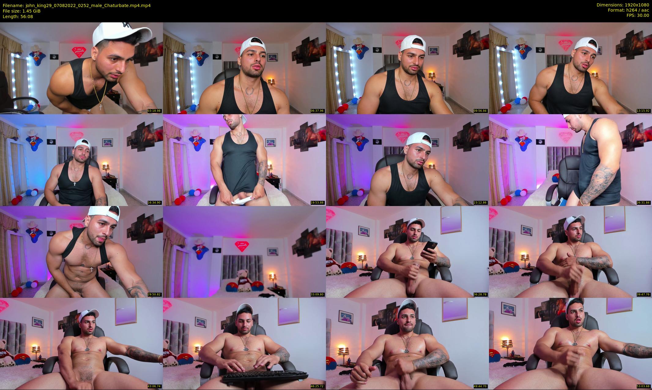 john_king29 — 57 minute Chaturbate male cam show recording, 1080p, Aug 7, 2022