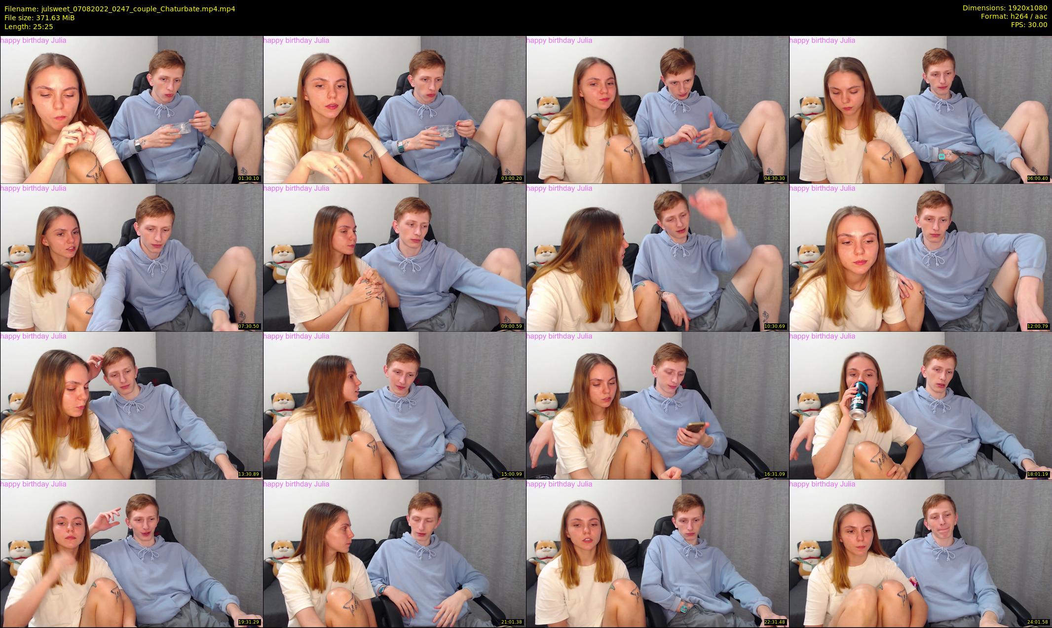julsweet — 26 minute Chaturbate male cam show recording, 1080p, Aug 7, 2022