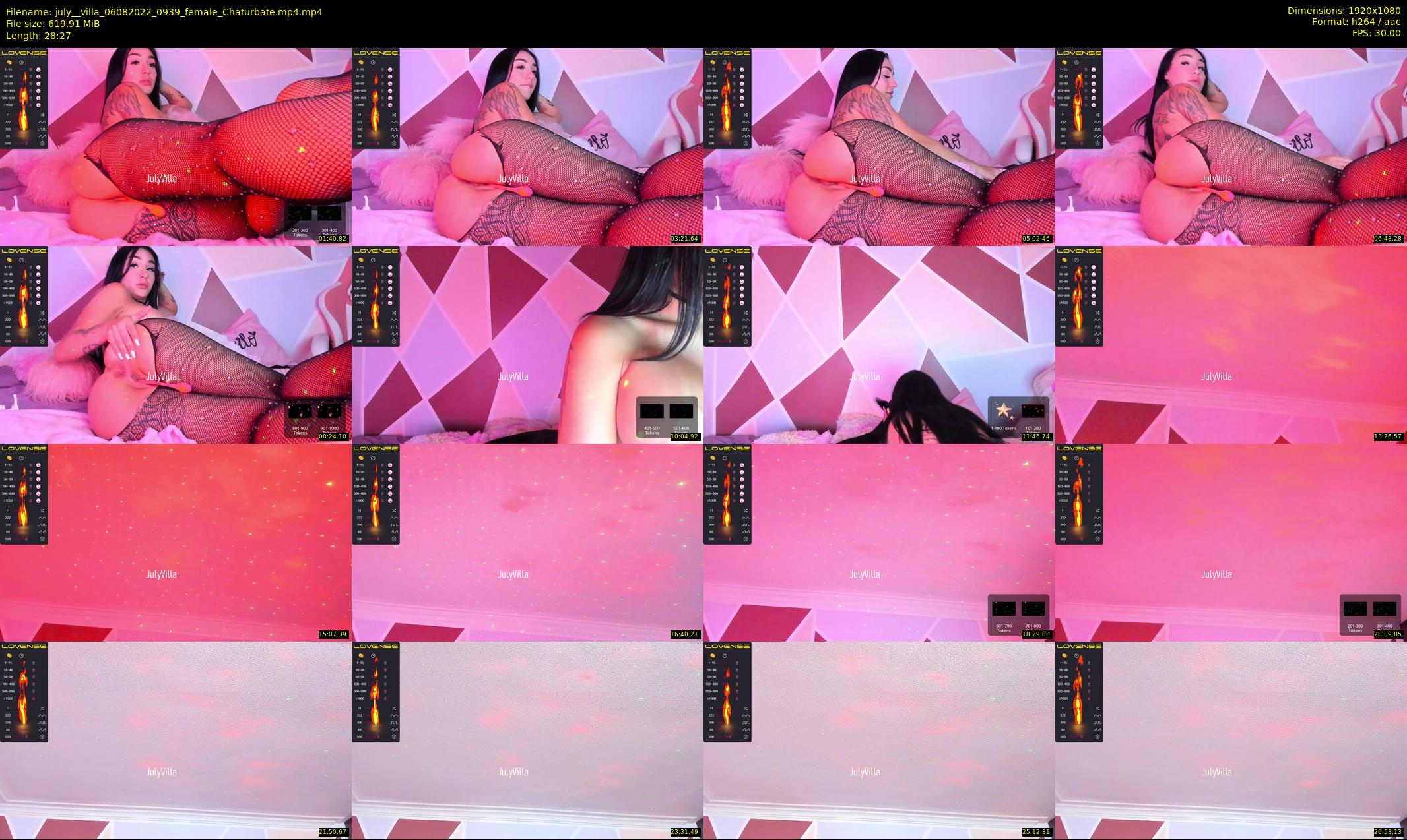 july__villa — 29 minute Chaturbate female cam show recording, 1080p, Aug 6, 2022