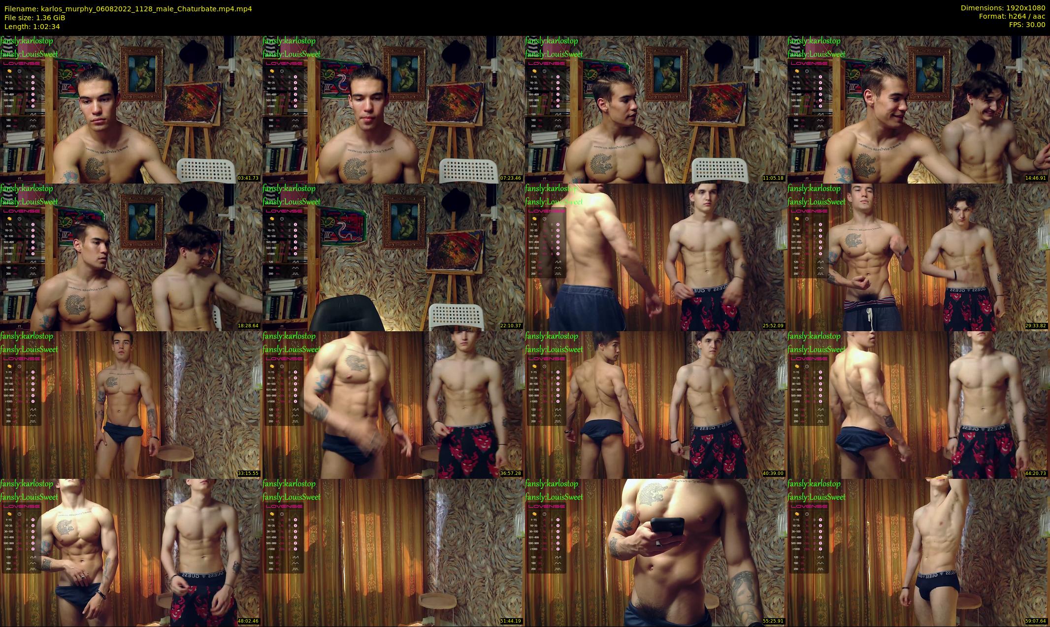 karlos_murphy — 63 minute Chaturbate male cam show recording, 1080p, Aug 6, 2022