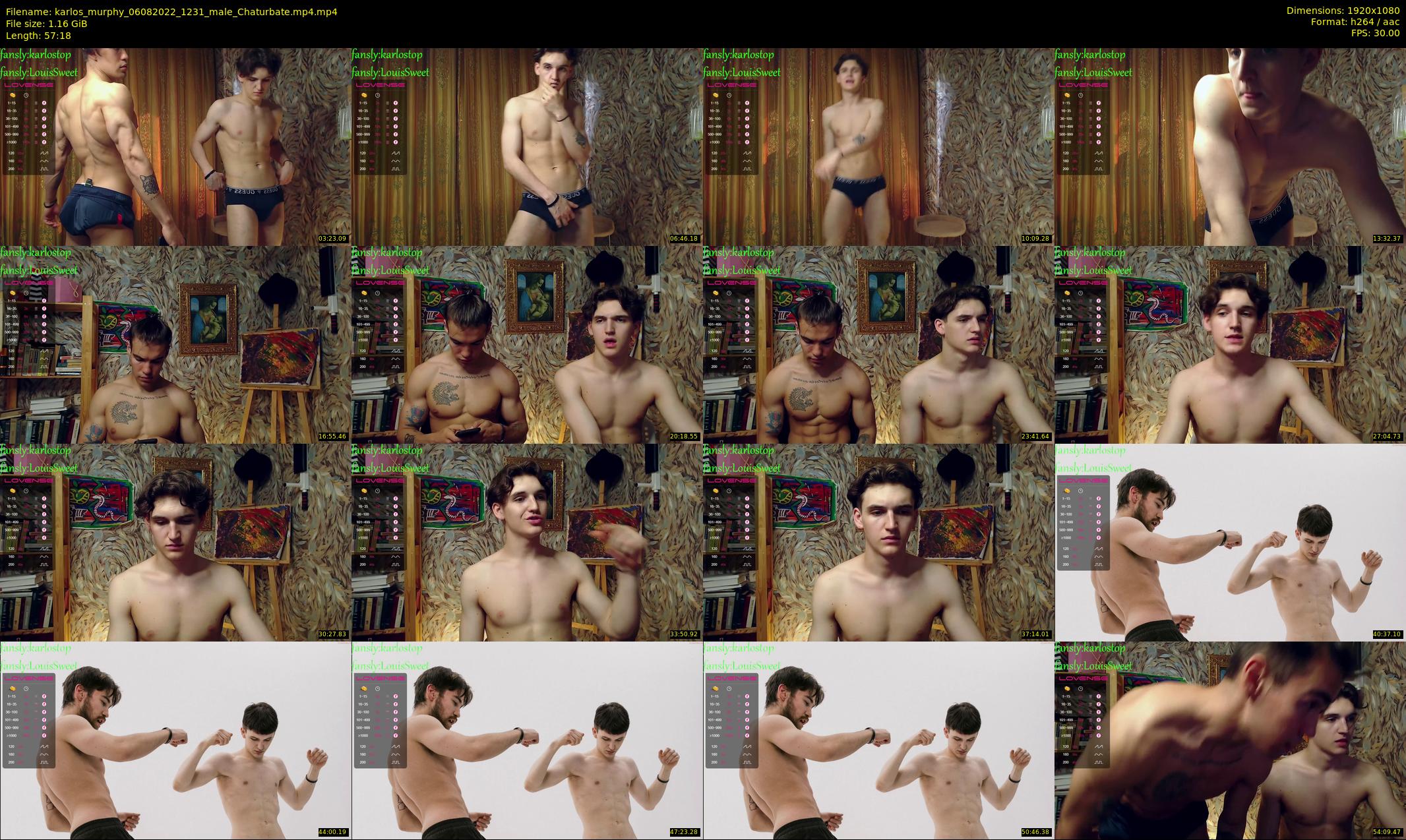 karlos_murphy — 58 minute Chaturbate male cam show recording, 1080p, Aug 6, 2022