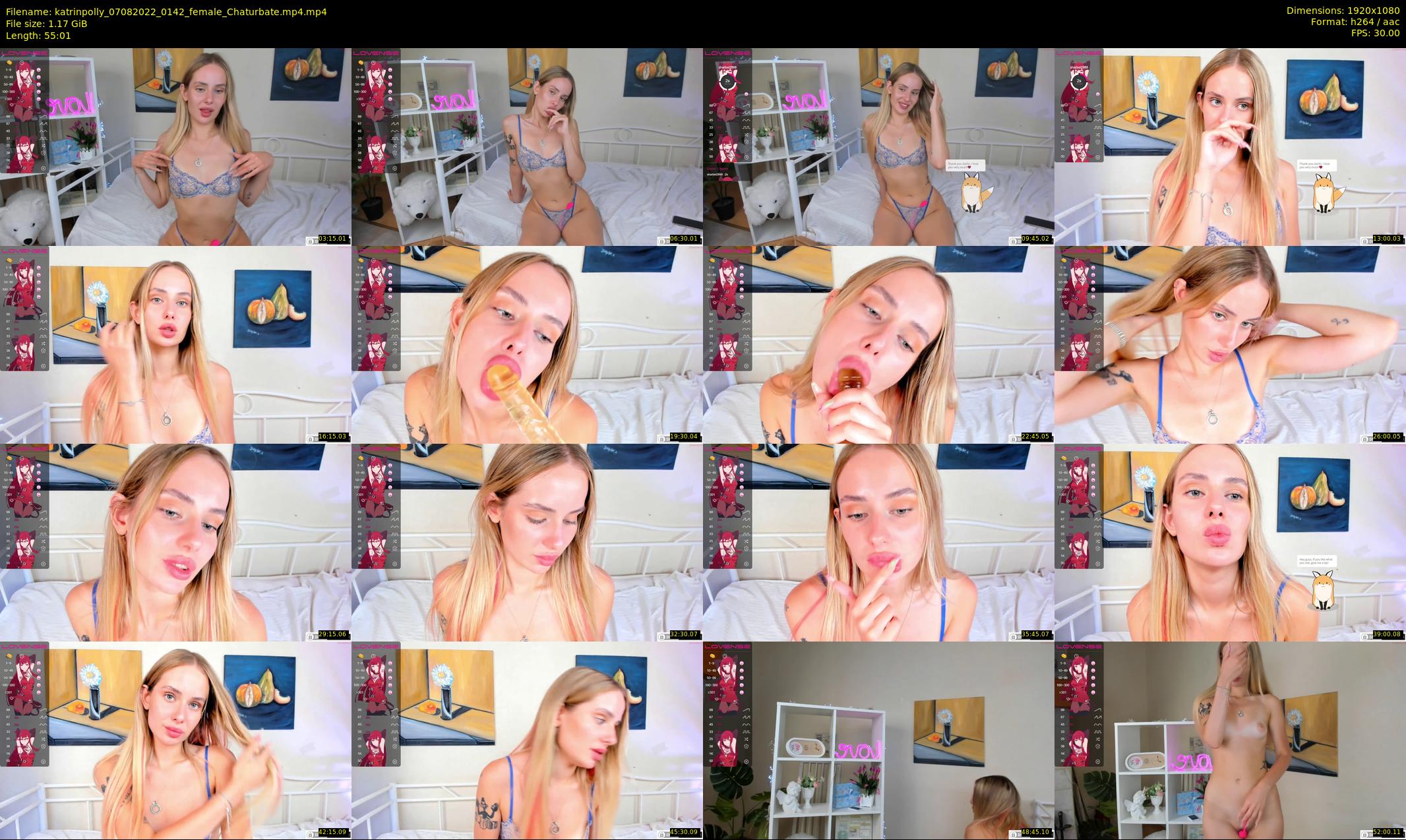 katrinpolly — 56 minute Chaturbate couple cam show recording, 1080p, Aug 7, 2022