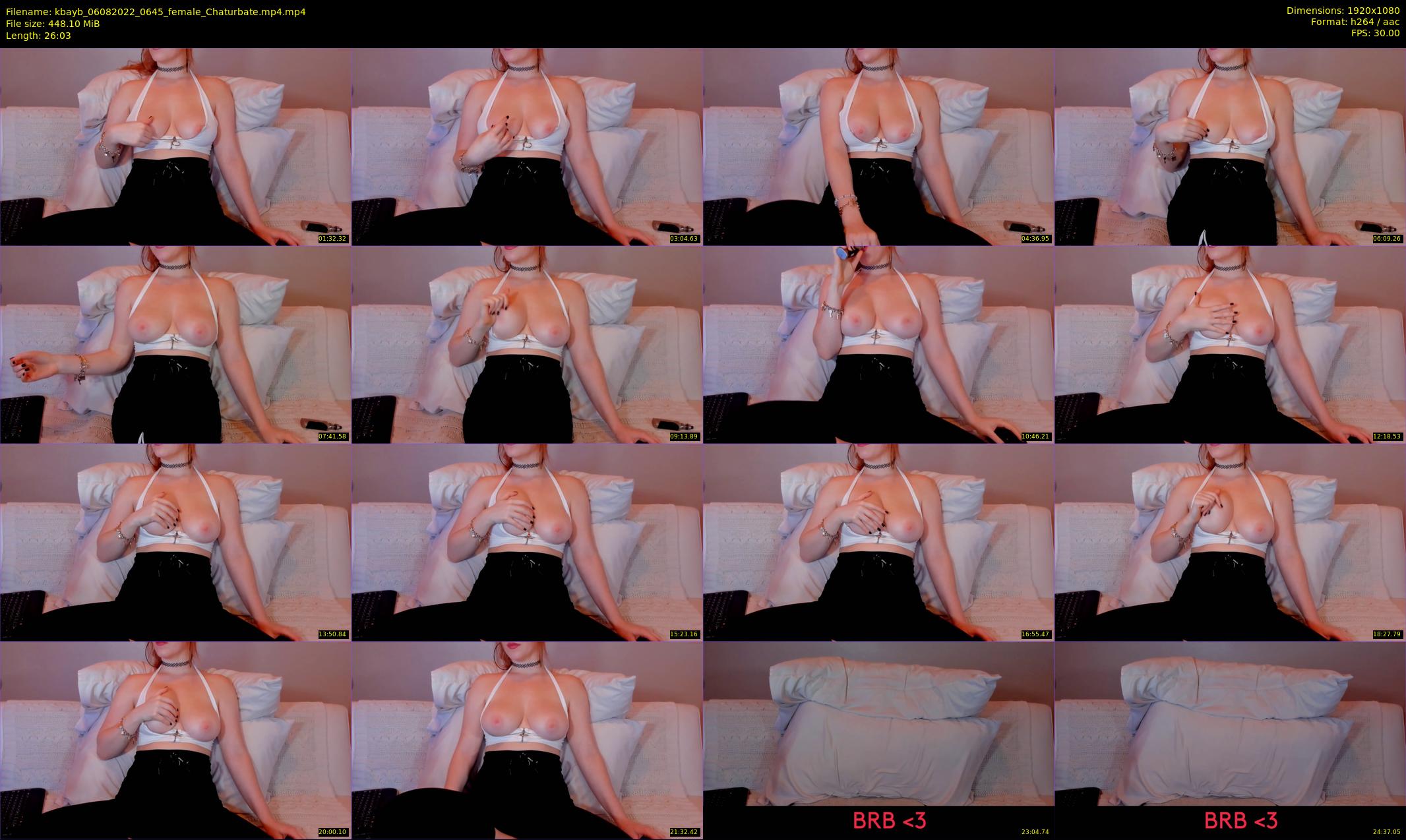 kbayb — 27 minute Chaturbate female cam show recording, 1080p, Aug 6, 2022