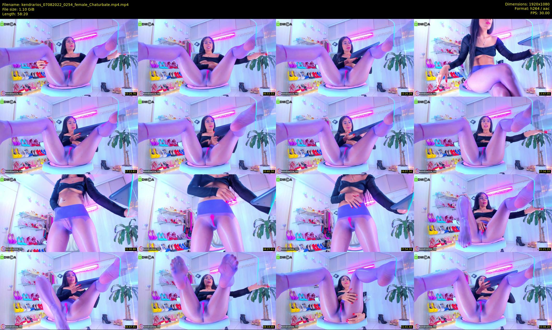 kendrarios — 59 minute Chaturbate female cam show recording, 1080p, Aug 7, 2022