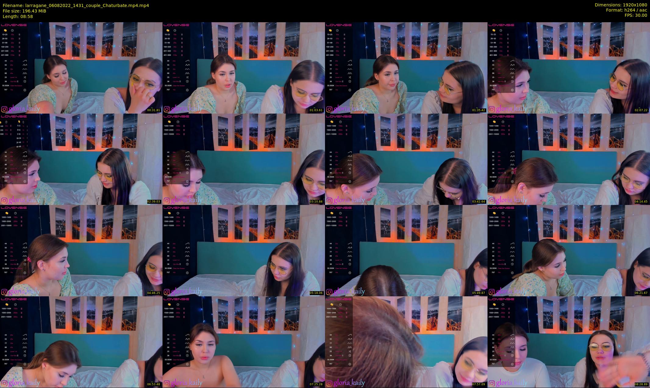 larragane — 9 minute Chaturbate couple cam show recording, 1080p, Aug 6, 2022