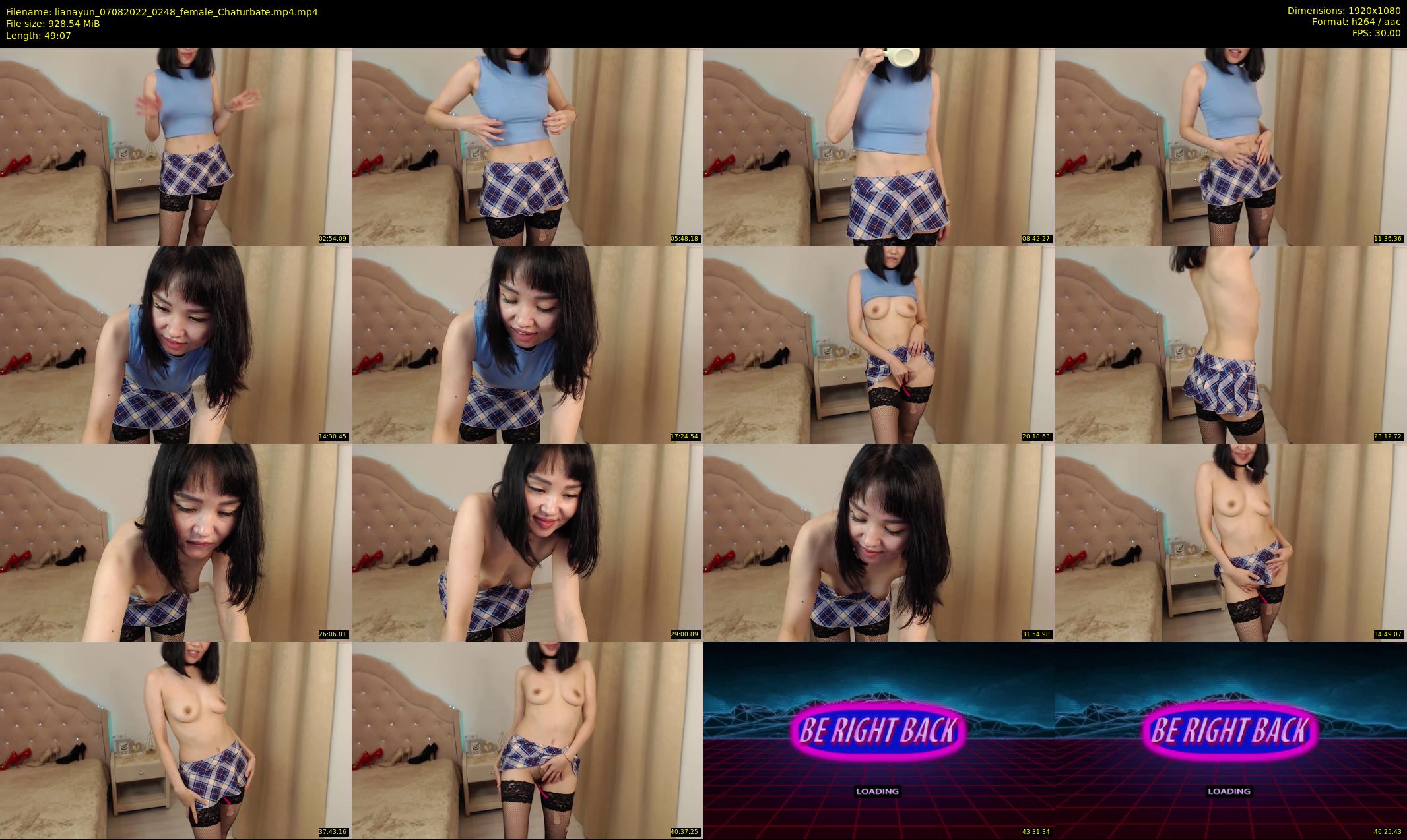 lianayun — 50 minute Chaturbate female cam show recording, 1080p, Aug 7, 2022