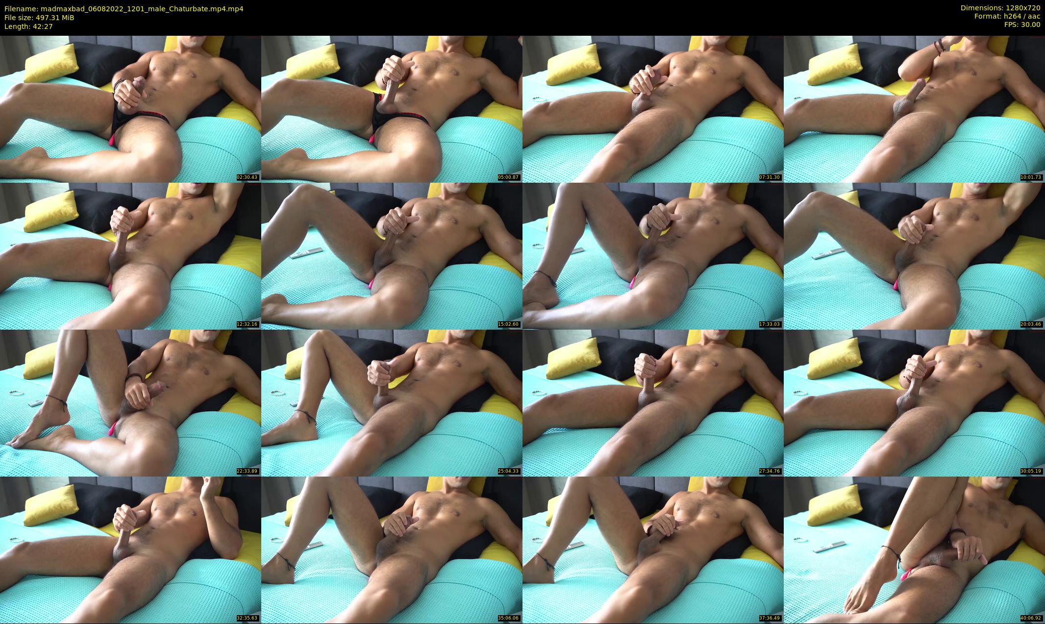 madmaxbad — 43 minute Chaturbate male cam show recording, 720p, Aug 6, 2022