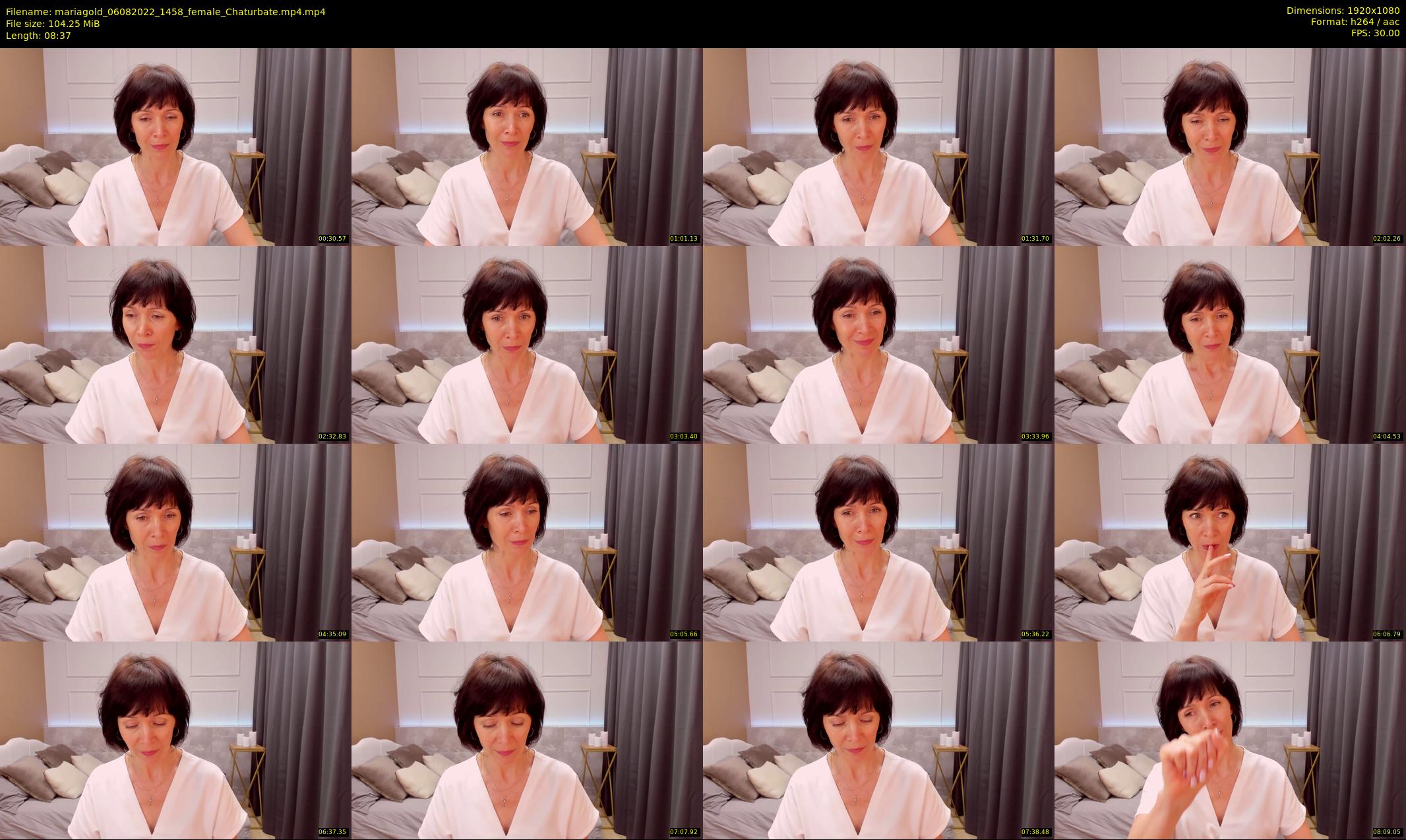 mariagold — 9 minute Chaturbate female cam show recording, 1080p, Aug 6, 2022