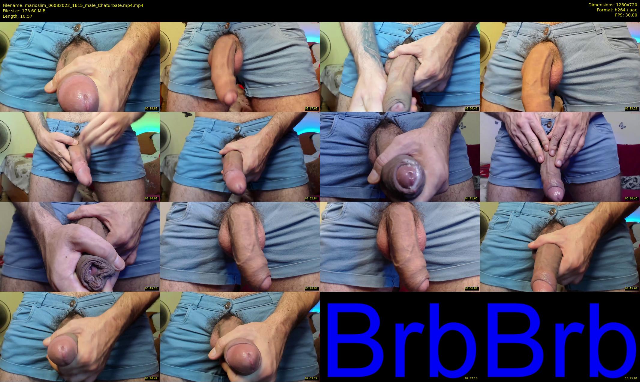 marioslim — 11 minute Chaturbate male cam show recording, 720p, Aug 6, 2022