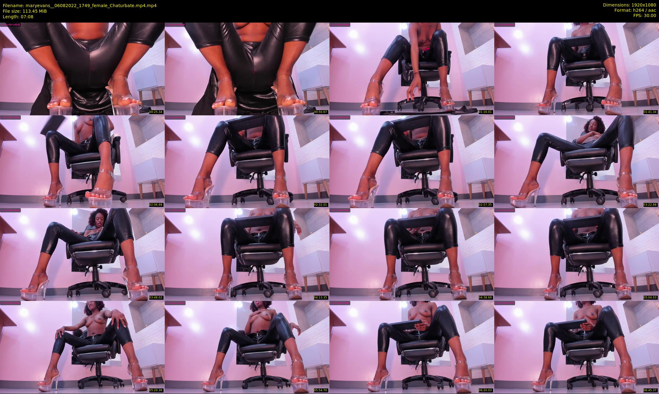 maryevans_ — 8 minute Chaturbate female cam show recording, 1080p, Aug 6, 2022