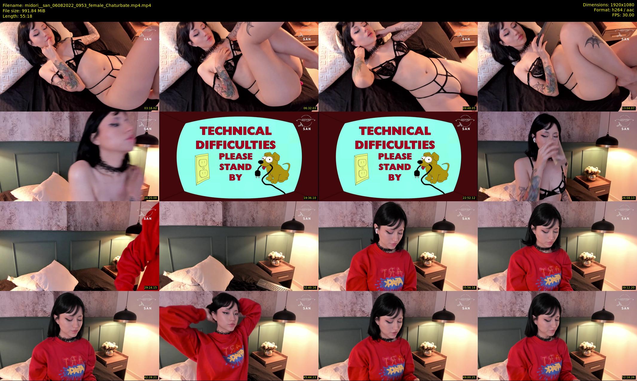 midori__san — 56 minute Chaturbate female cam show recording, 1080p, Aug 6, 2022