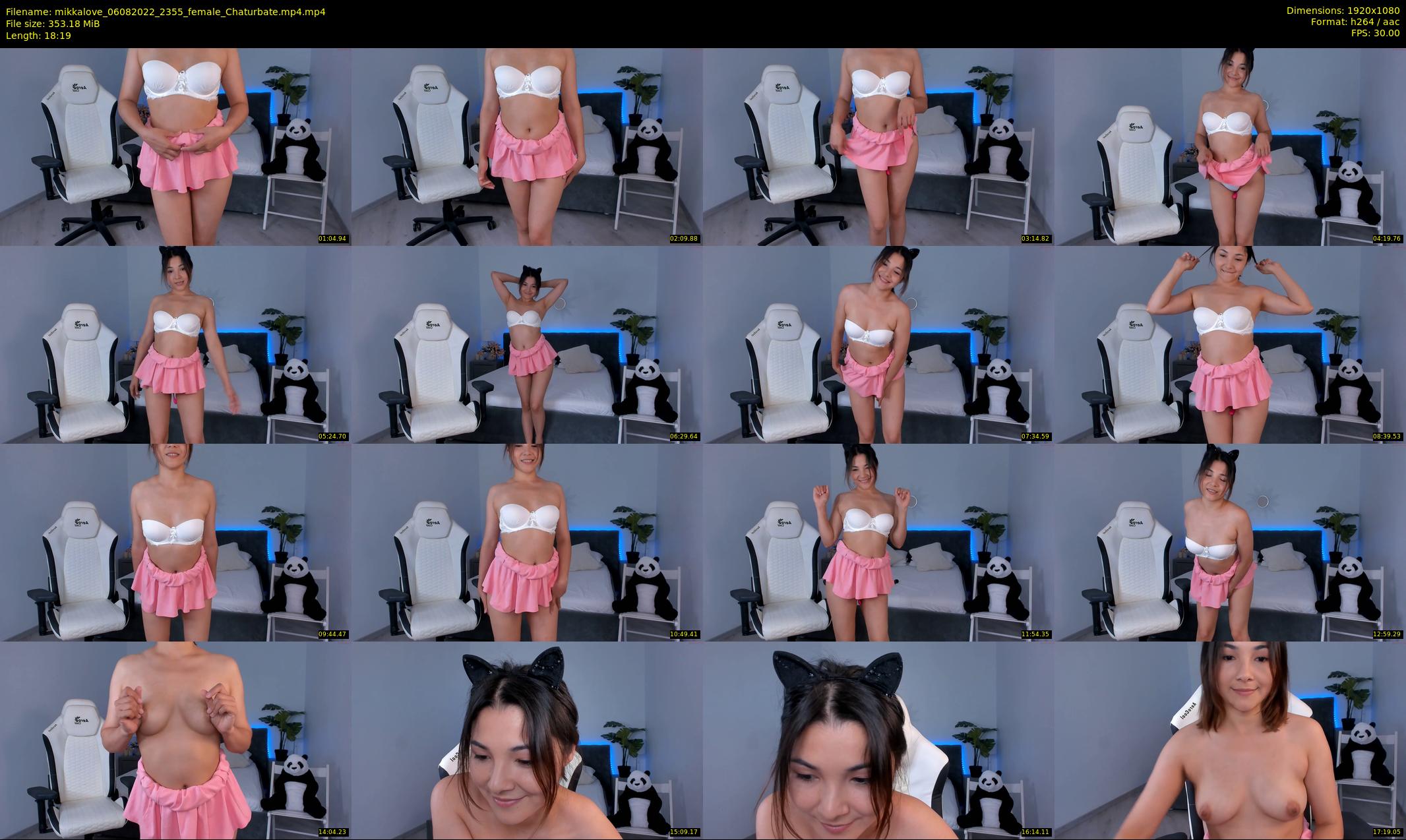 mikkalove — 19 minute Chaturbate female cam show recording, 1080p, Aug 6, 2022