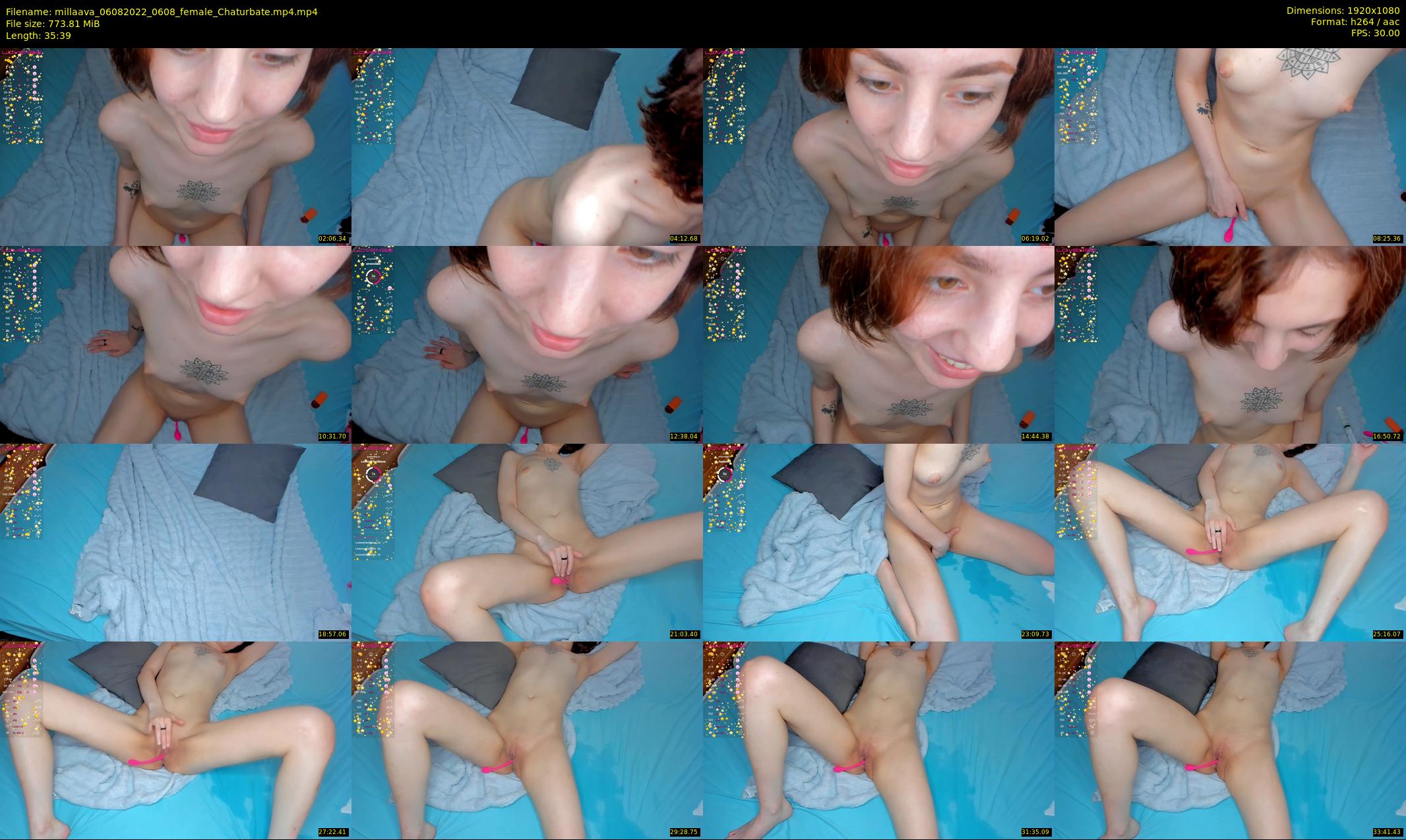 millaava — 36 minute Chaturbate female cam show recording, 1080p, Aug 6, 2022