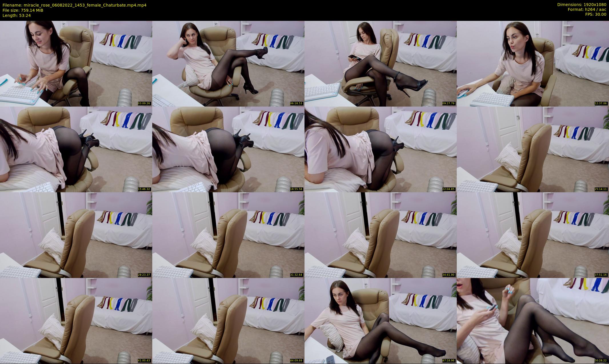 miracle_rose — 54 minute Chaturbate female cam show recording, 1080p, Aug 6, 2022