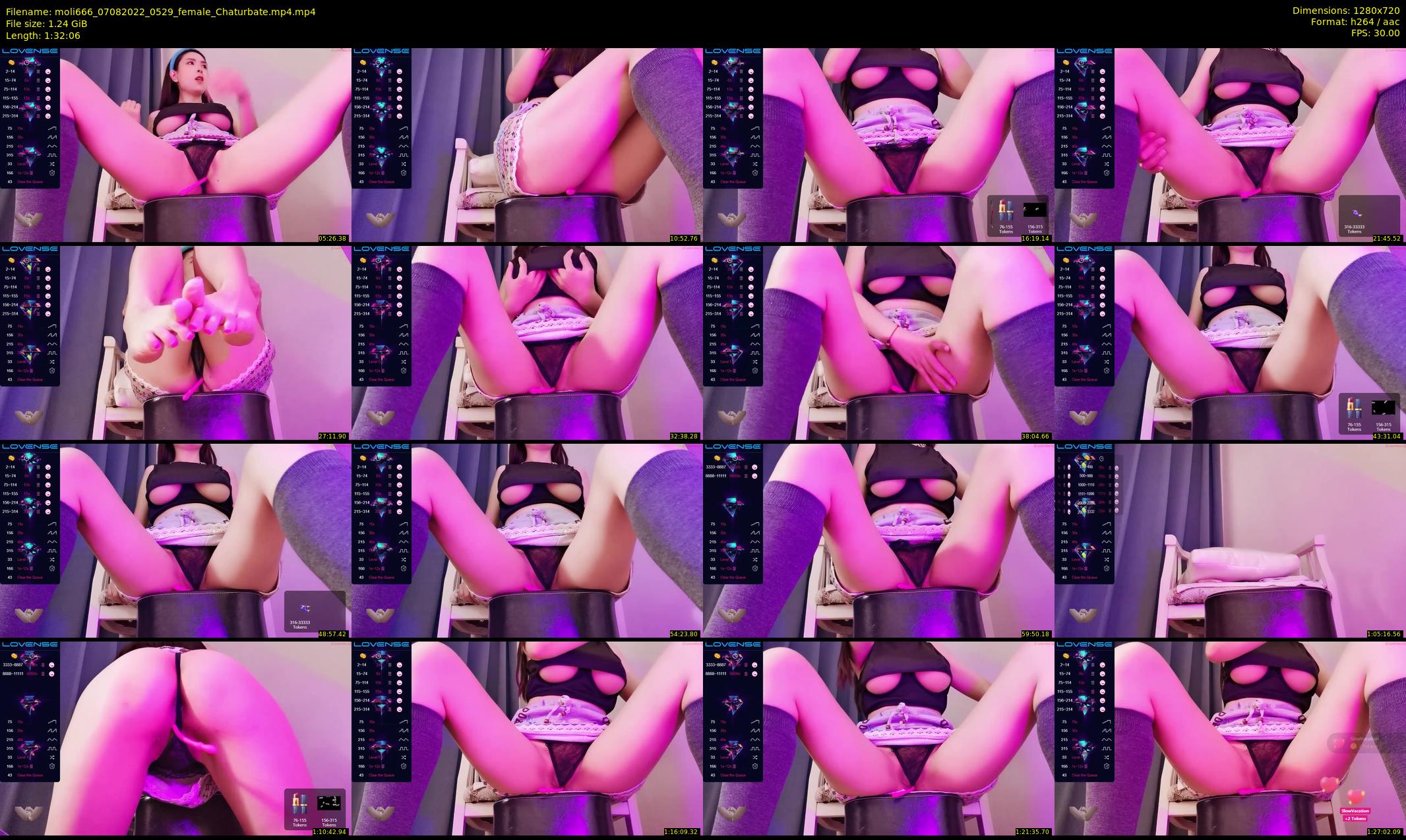 moli666 — 93 minute Chaturbate female cam show recording, 720p, Aug 7, 2022