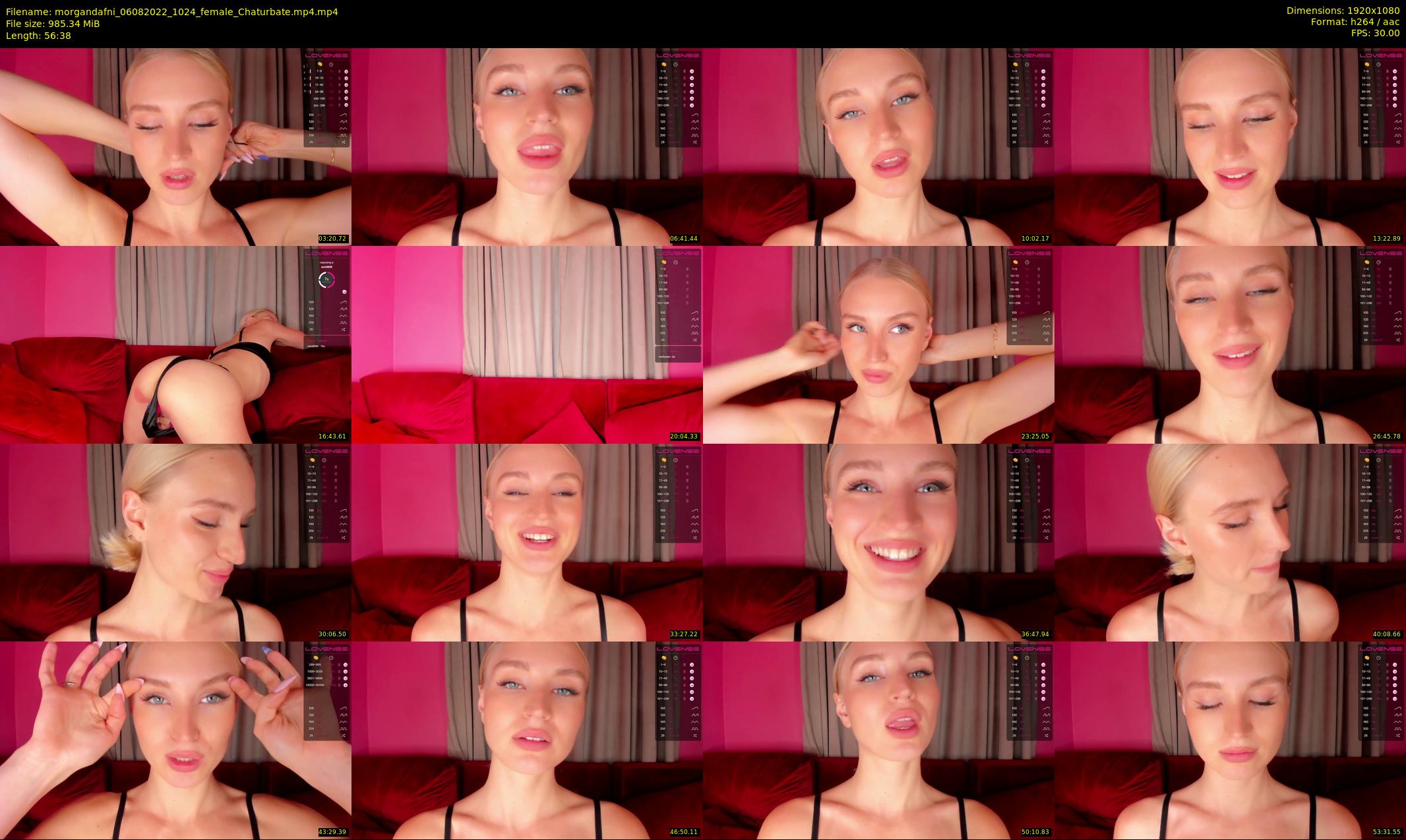 morgandafni — 57 minute Chaturbate couple cam show recording, 1080p, Aug 6, 2022