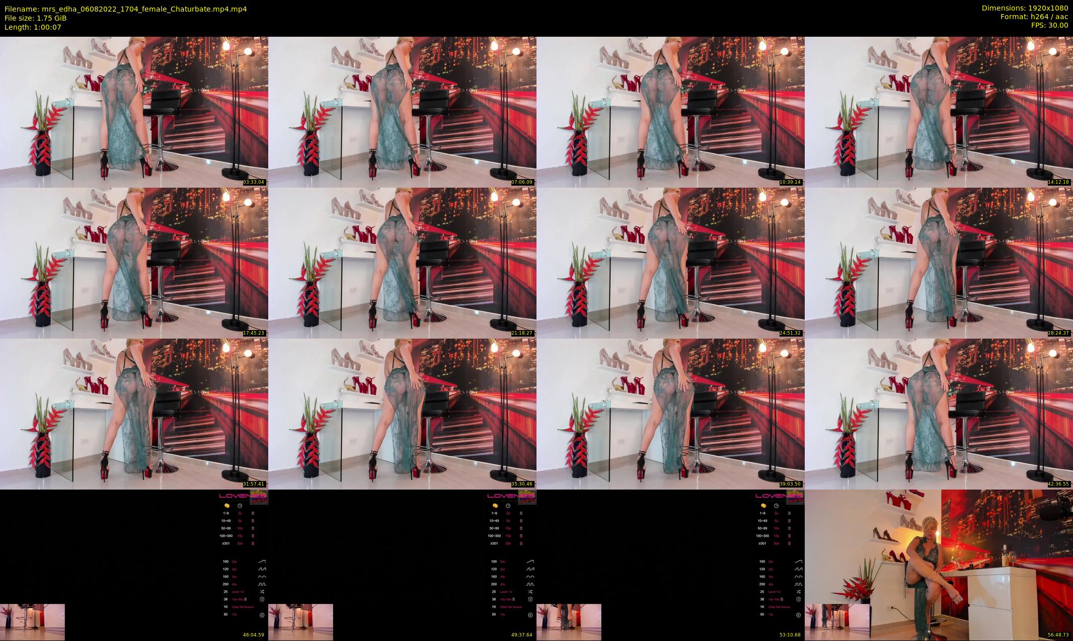 mrs_edha — 61 minute Chaturbate female cam show recording, 1080p, Aug 6, 2022