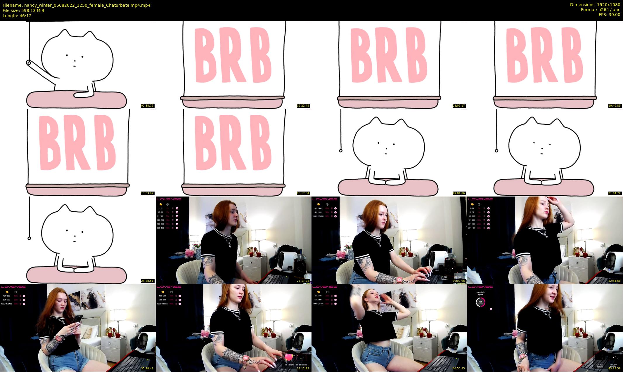 nancy_winter — 47 minute Chaturbate female cam show recording, 1080p, Aug 6, 2022