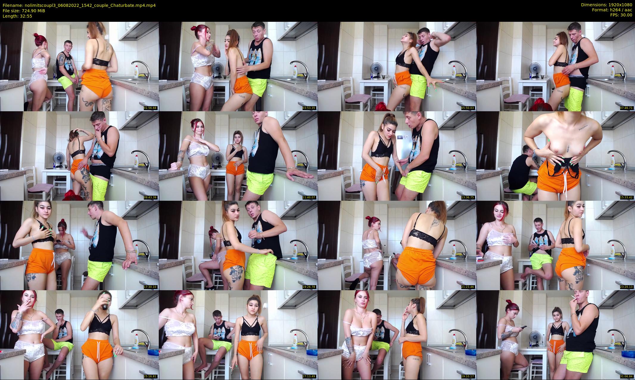 nolimitscoupl3 — 33 minute Chaturbate couple cam show recording, 1080p, Aug 6, 2022