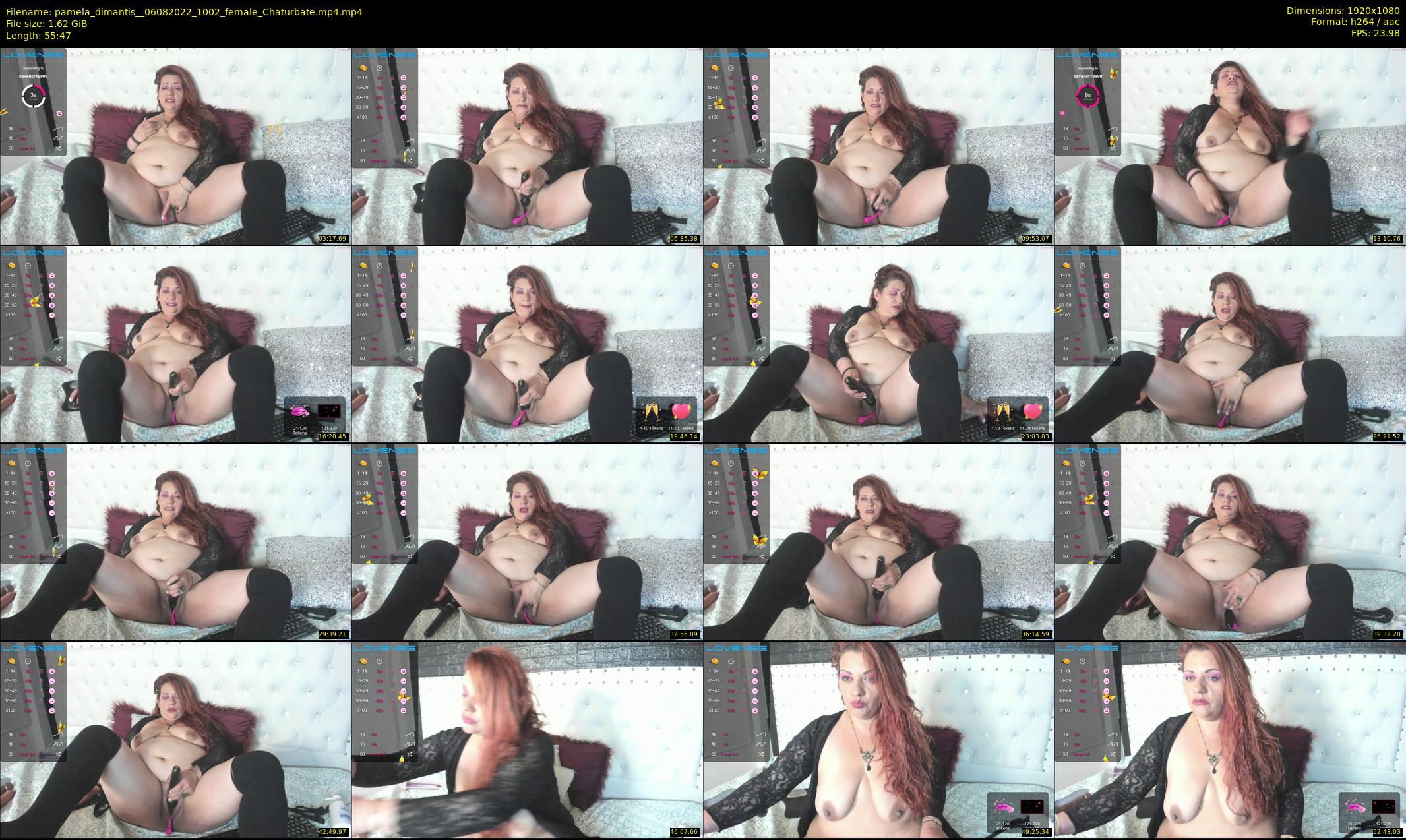 pamela_dimantis_ — 56 minute Chaturbate female cam show recording, 1080p, Aug 6, 2022