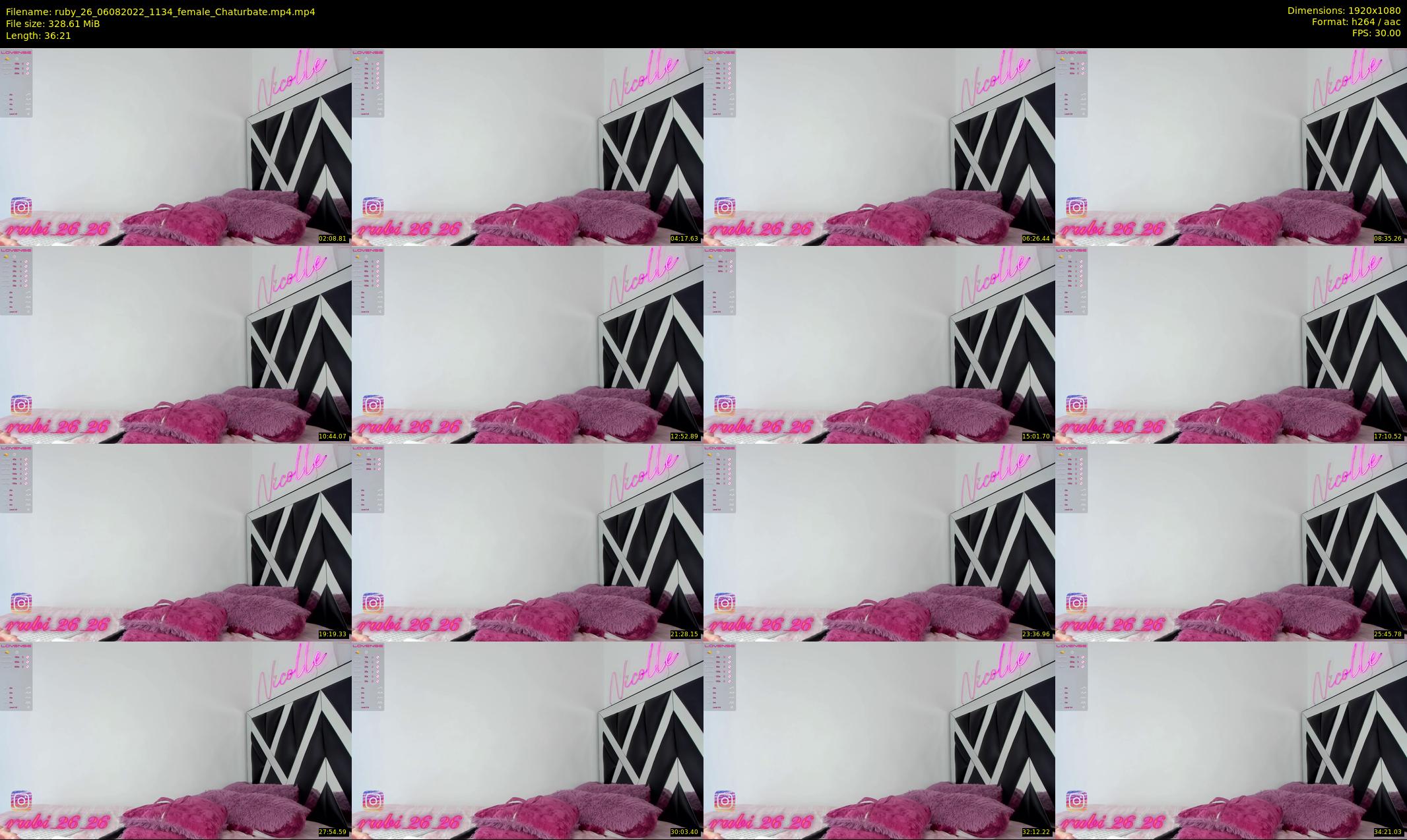 ruby_26 — 37 minute Chaturbate female cam show recording, 1080p, Aug 6, 2022