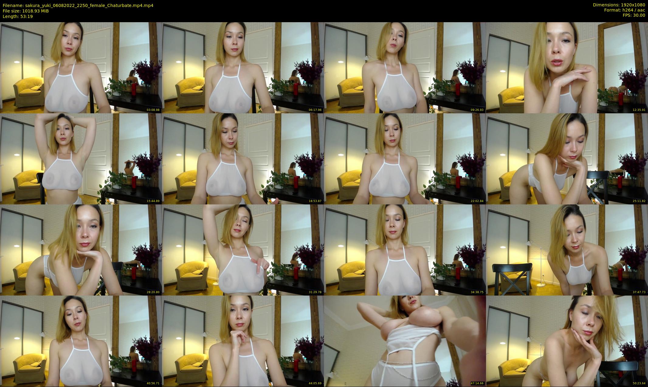 sakura_yuki — 54 minute Chaturbate female cam show recording, 1080p, Aug 6, 2022