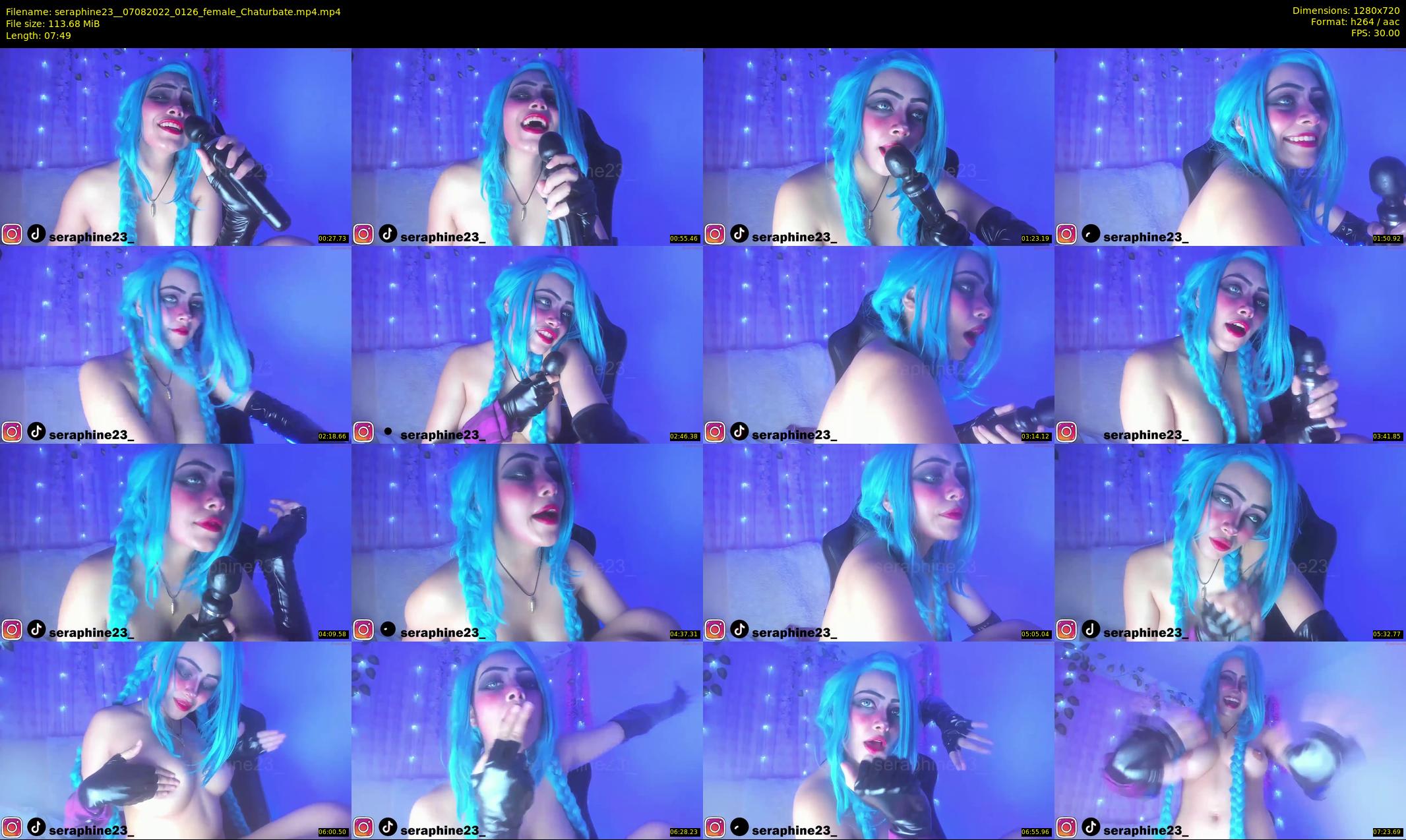 seraphine23_ — 8 minute Chaturbate female cam show recording, 720p, Aug 7, 2022