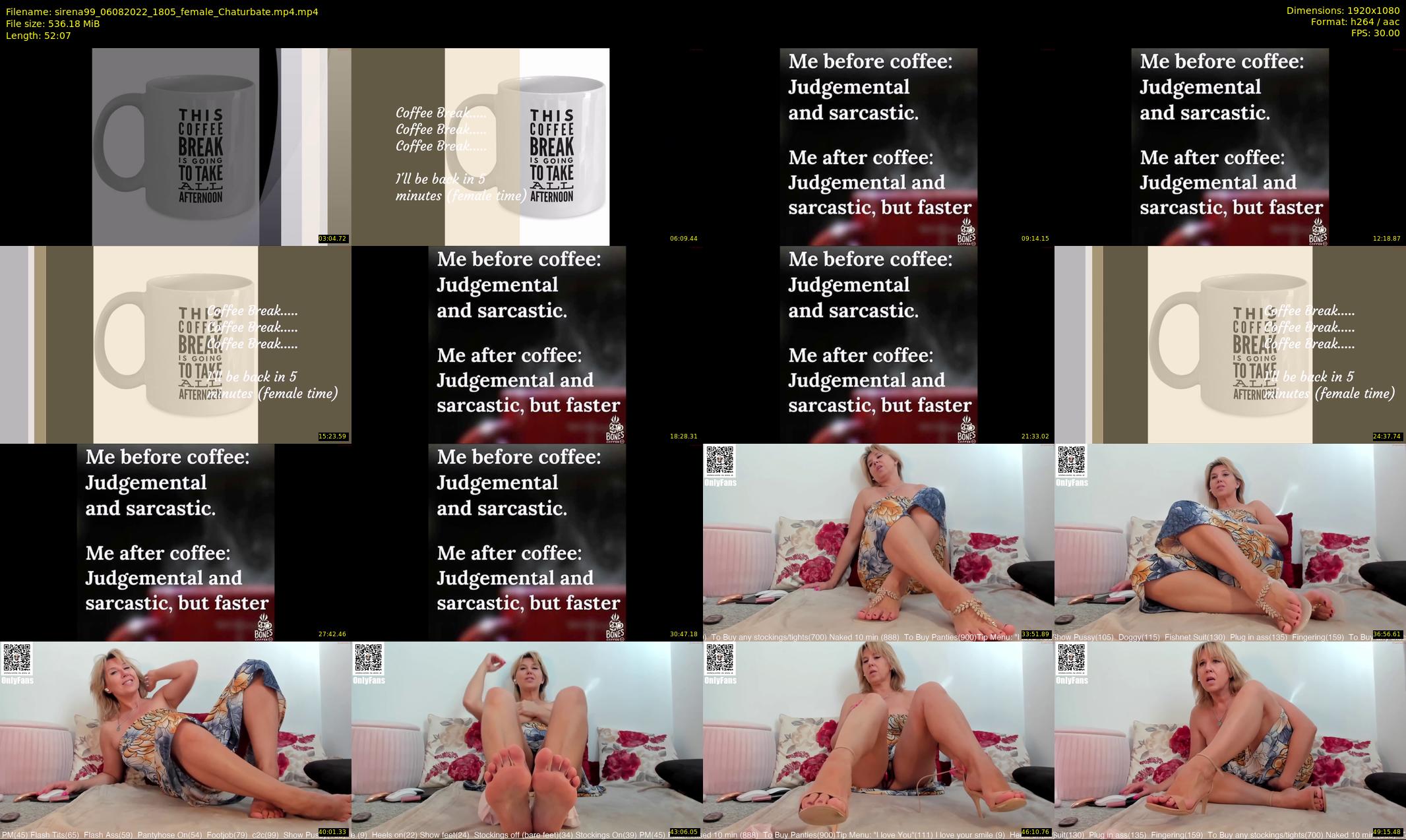 sirena99 — 53 minute Chaturbate female cam show recording, 1080p, Aug 6, 2022