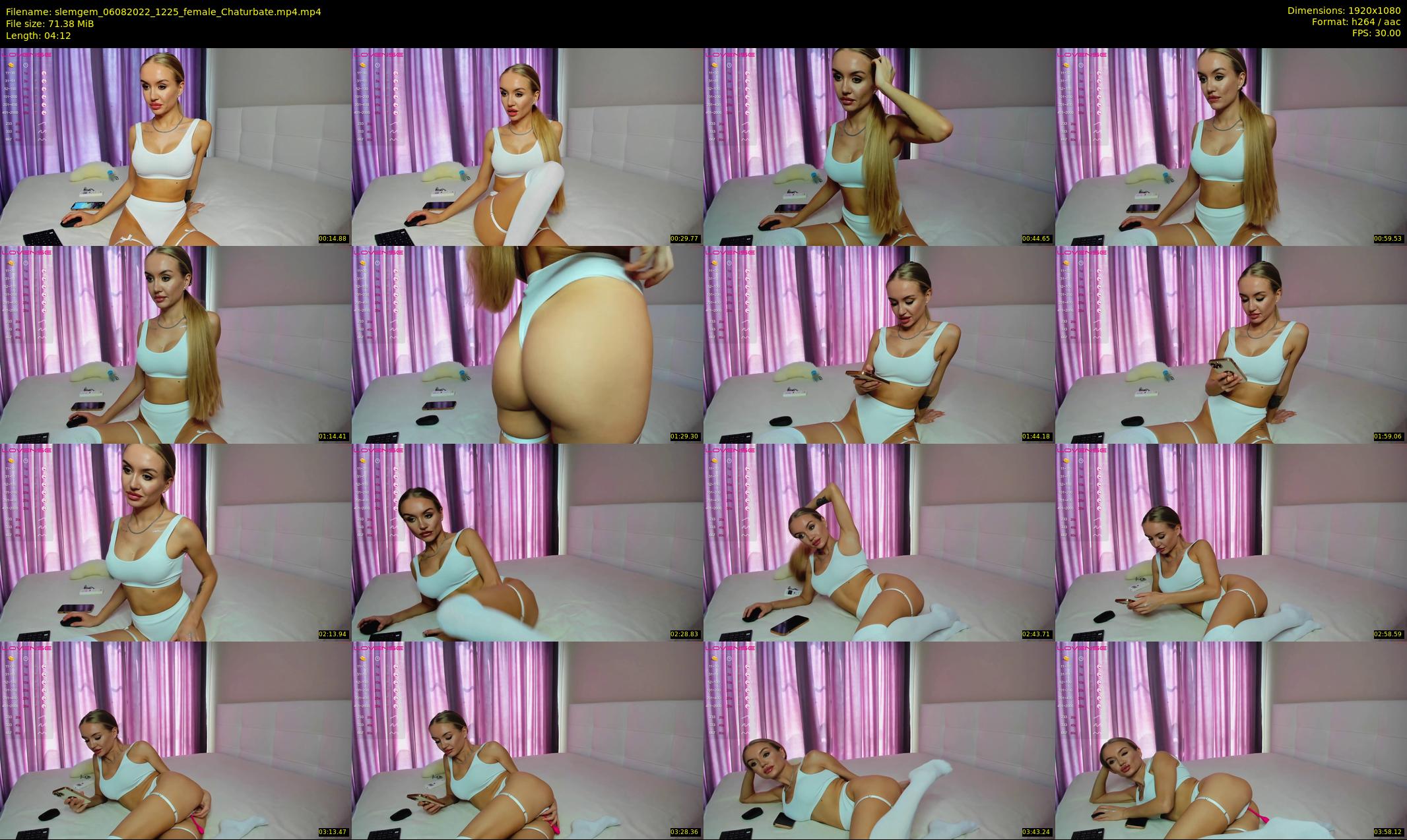 slemgem — 5 minute Chaturbate couple cam show recording, 1080p, Aug 6, 2022