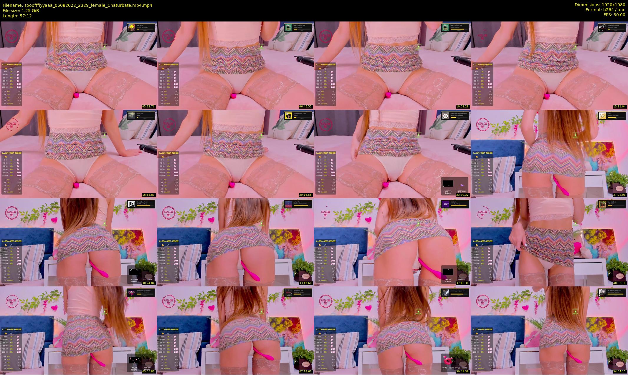 sooofffiyyaaa — 58 minute Chaturbate female cam show recording, 1080p, Aug 6, 2022