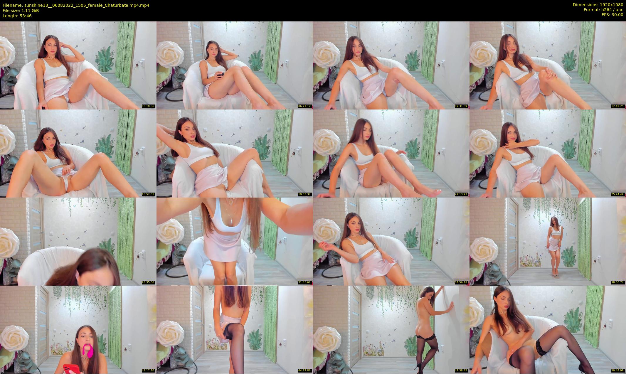 sunshine13_ — 54 minute Chaturbate female cam show recording, 1080p, Aug 6, 2022