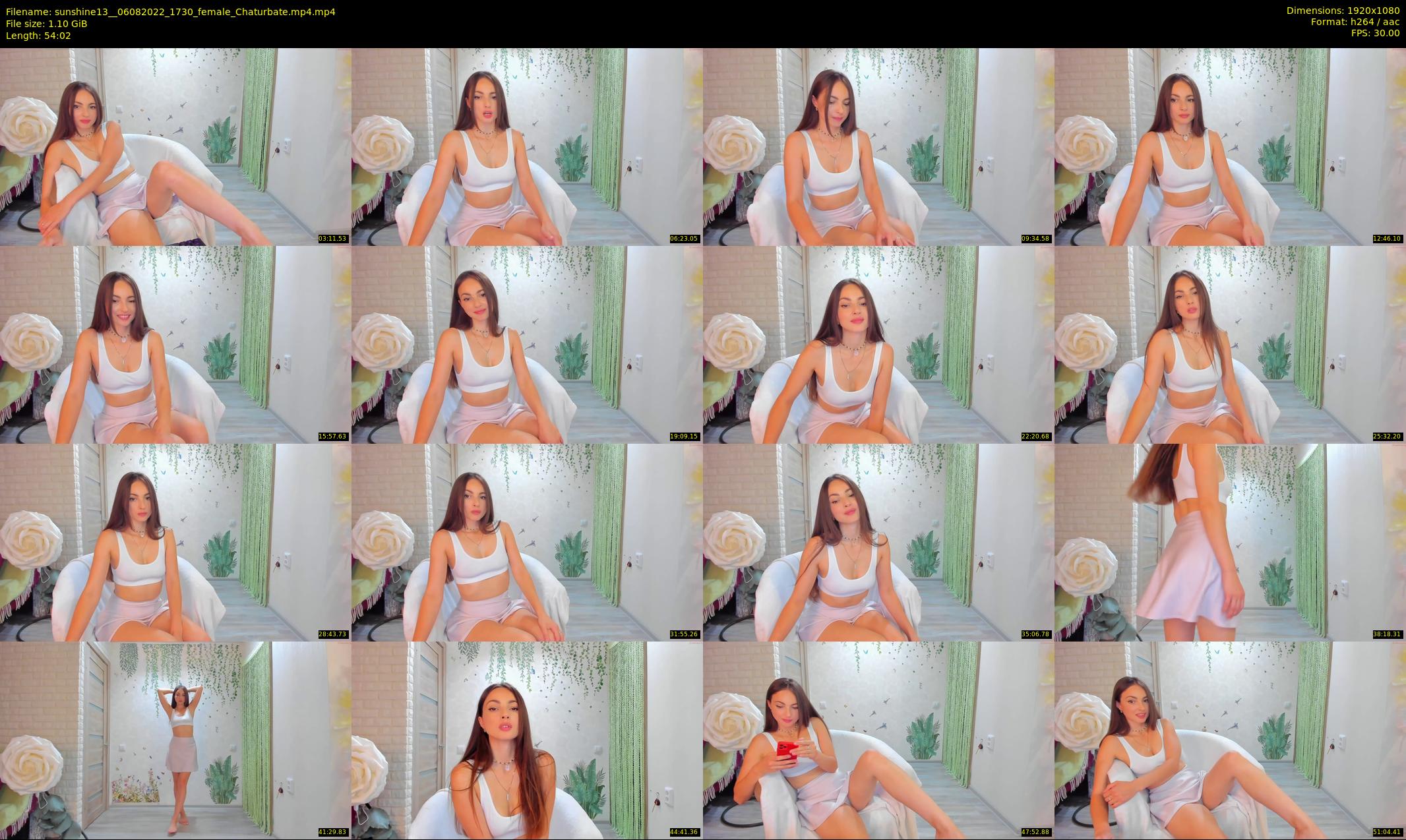 sunshine13_ — 55 minute Chaturbate female cam show recording, 1080p, Aug 6, 2022
