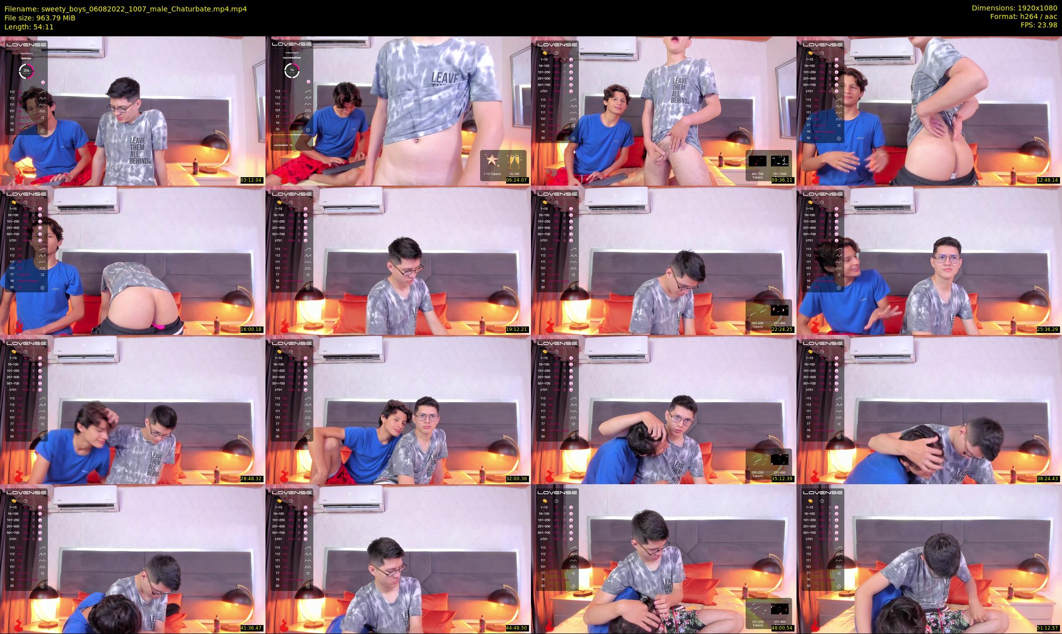 sweety_boys — 55 minute Chaturbate male cam show recording, 1080p, Aug 6, 2022