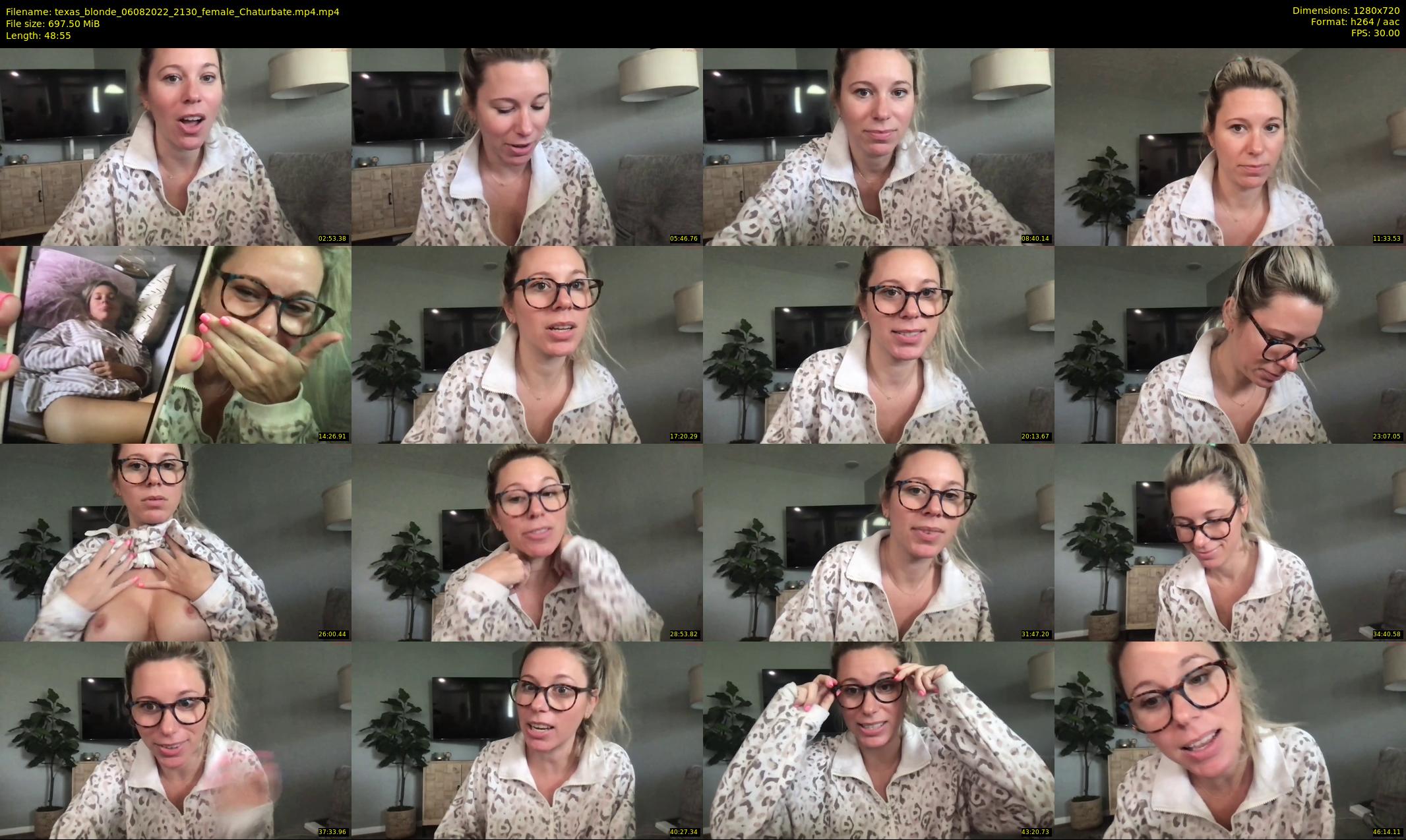 texas_blonde — 49 minute Chaturbate female cam show recording, 720p, Aug 6, 2022