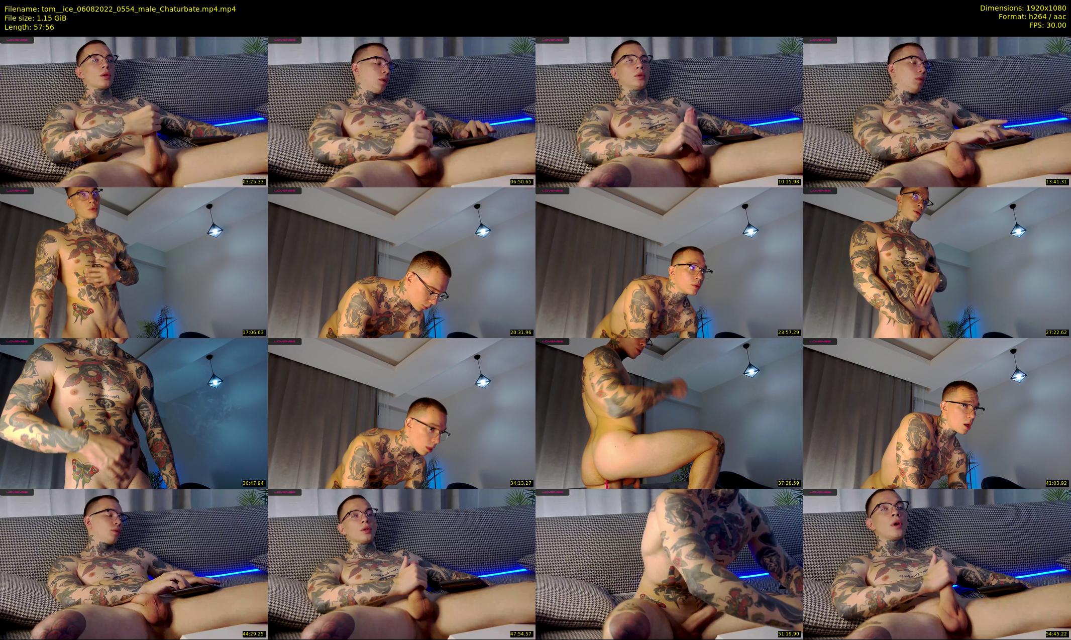 tom__ice — 58 minute Chaturbate male cam show recording, 1080p, Aug 6, 2022