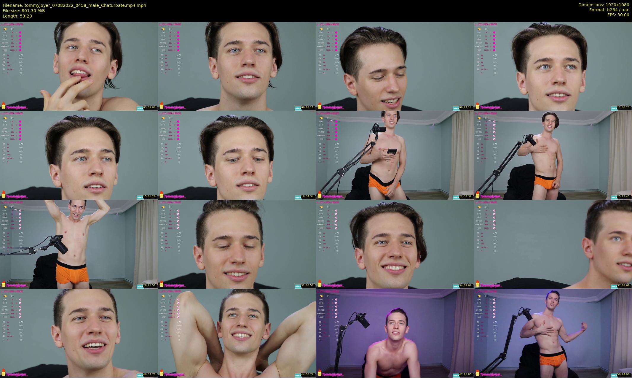 tommyjoyer — 54 minute Chaturbate male cam show recording, 1080p, Aug 7, 2022