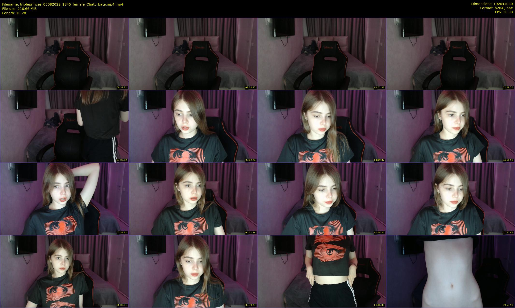 tripleprinces — 11 minute Chaturbate female cam show recording, 1080p, Aug 6, 2022