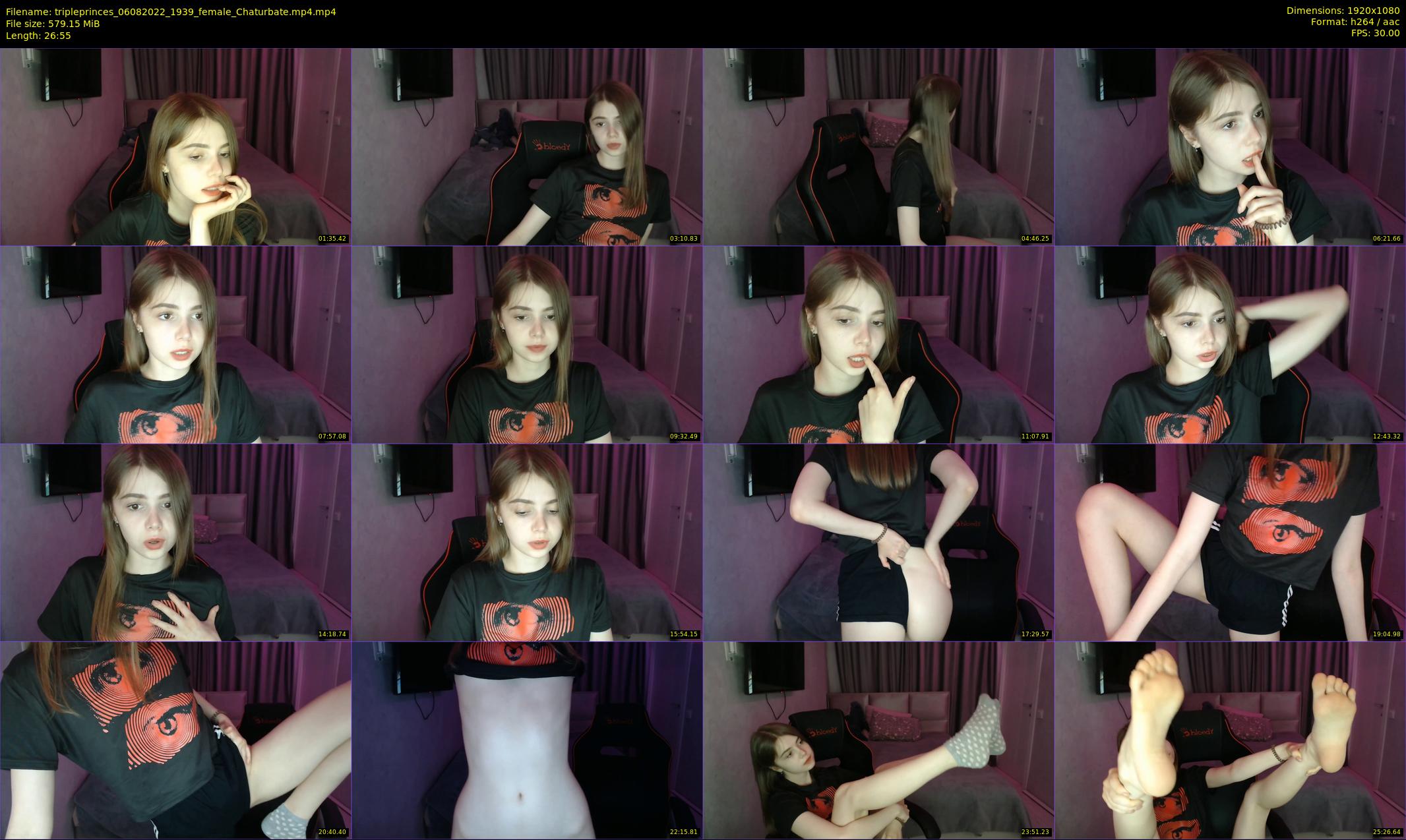 tripleprinces — 27 minute Chaturbate female cam show recording, 1080p, Aug 6, 2022