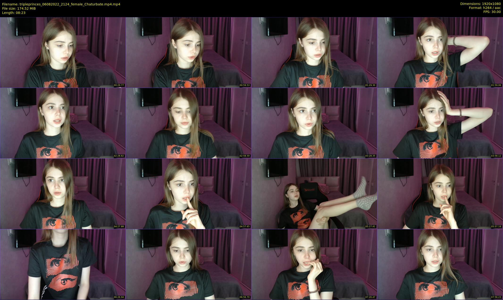 tripleprinces — 9 minute Chaturbate female cam show recording, 1080p, Aug 6, 2022