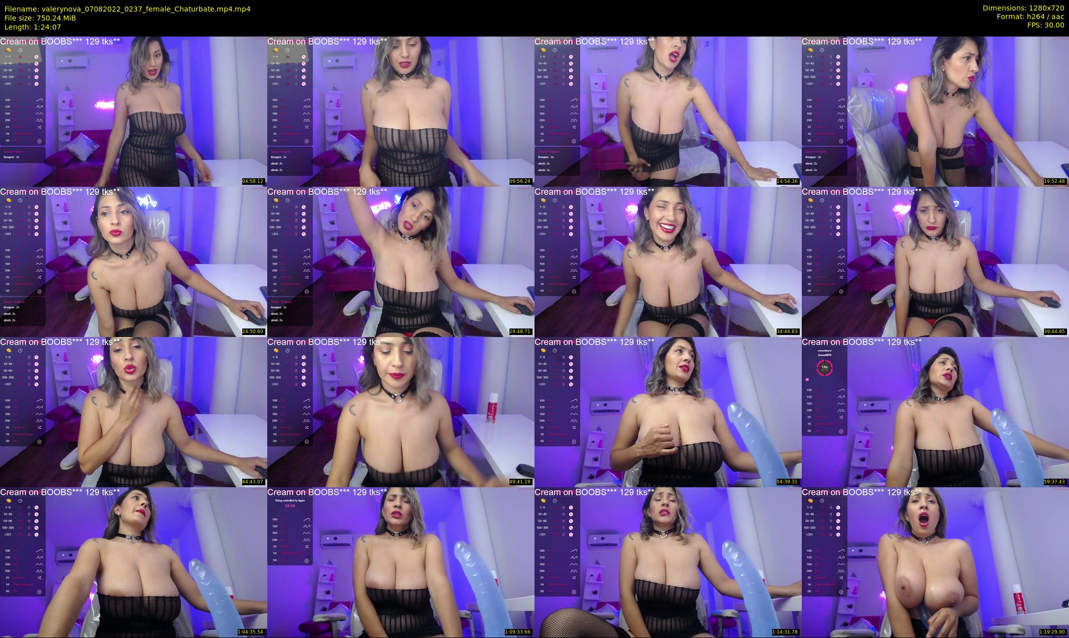 valerynova — 85 minute Chaturbate female cam show recording, 720p, Aug 7, 2022