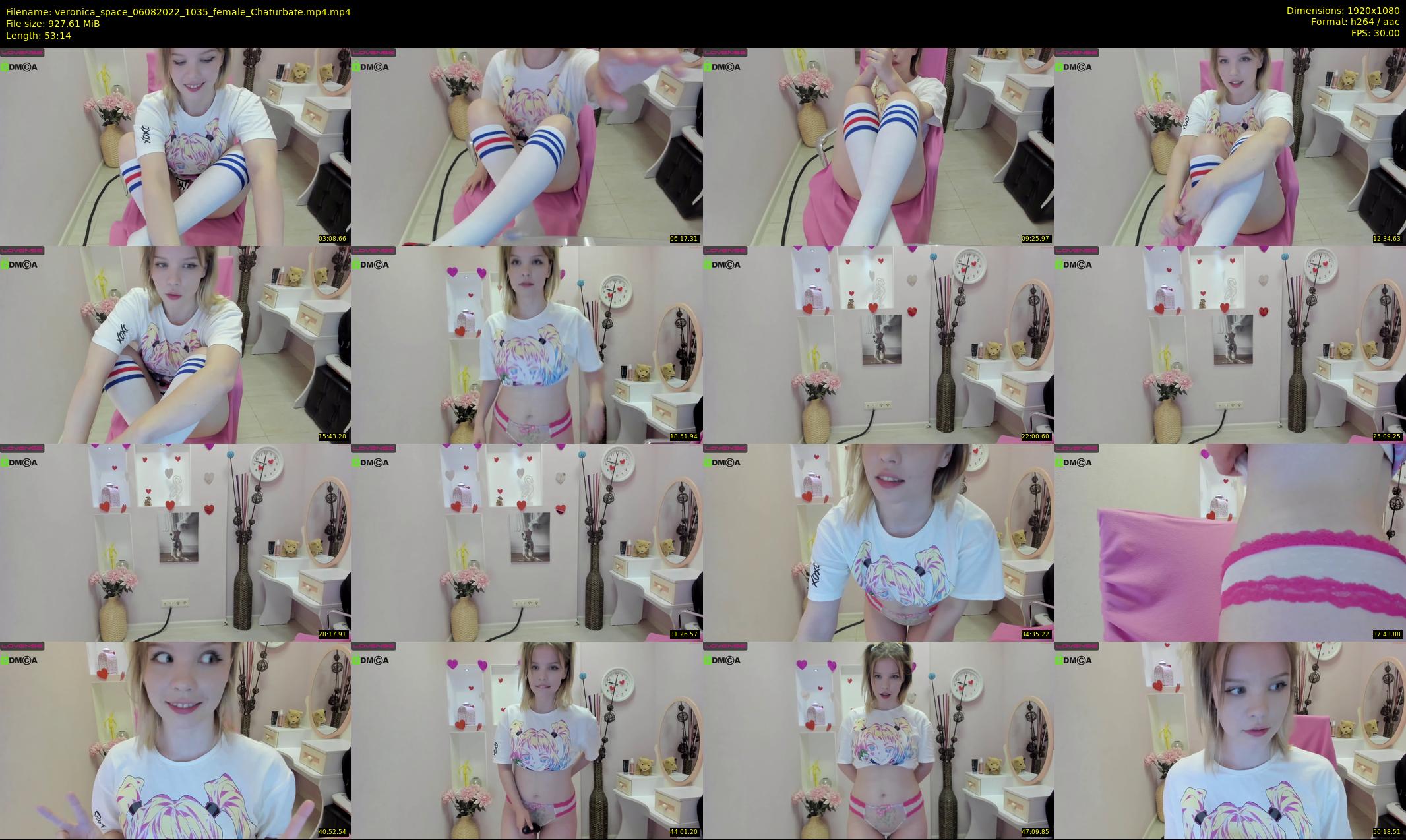 veronica_space — 54 minute Chaturbate female cam show recording, 1080p, Aug 6, 2022