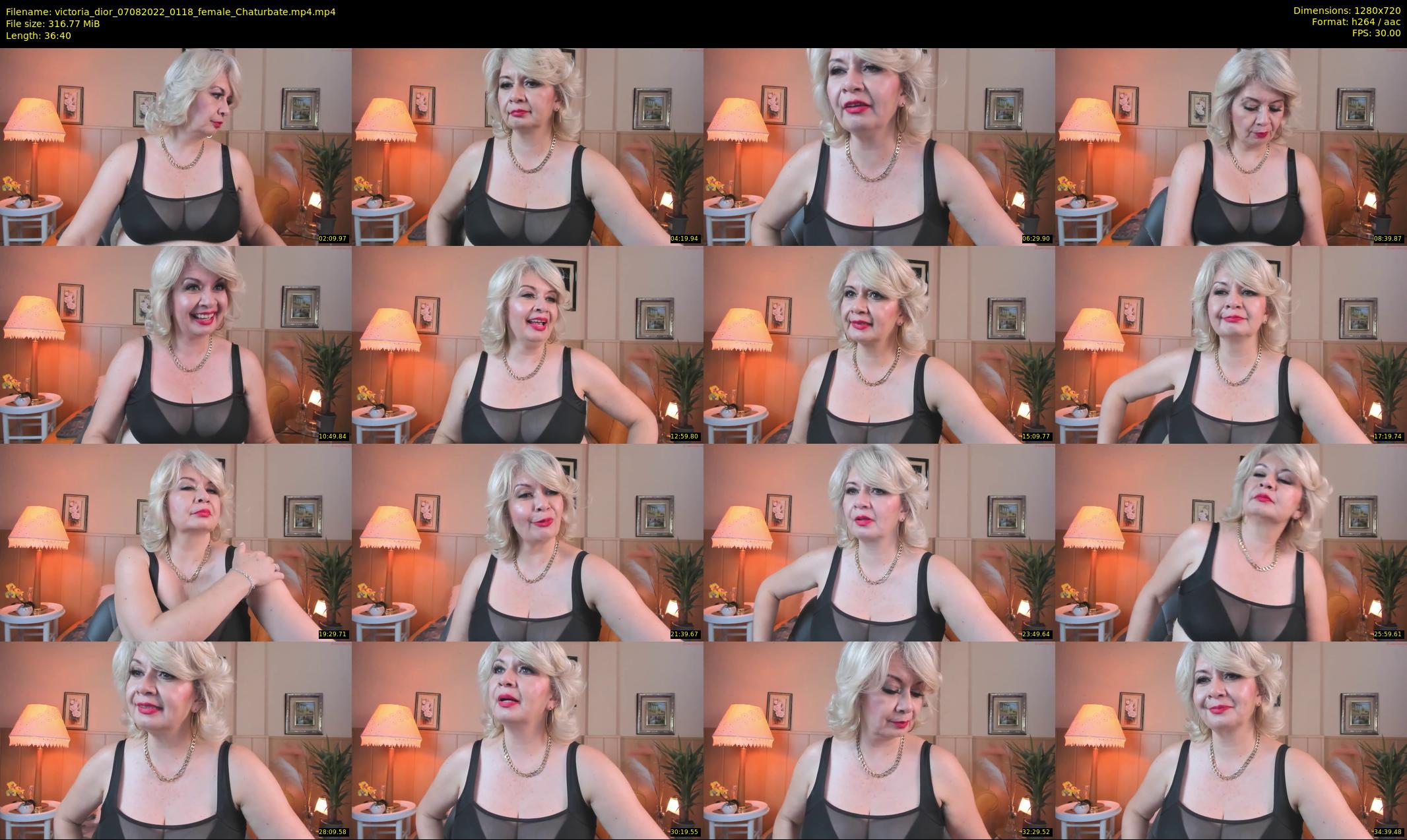 victoria_dior — 37 minute Chaturbate female cam show recording, 720p, Aug 7, 2022